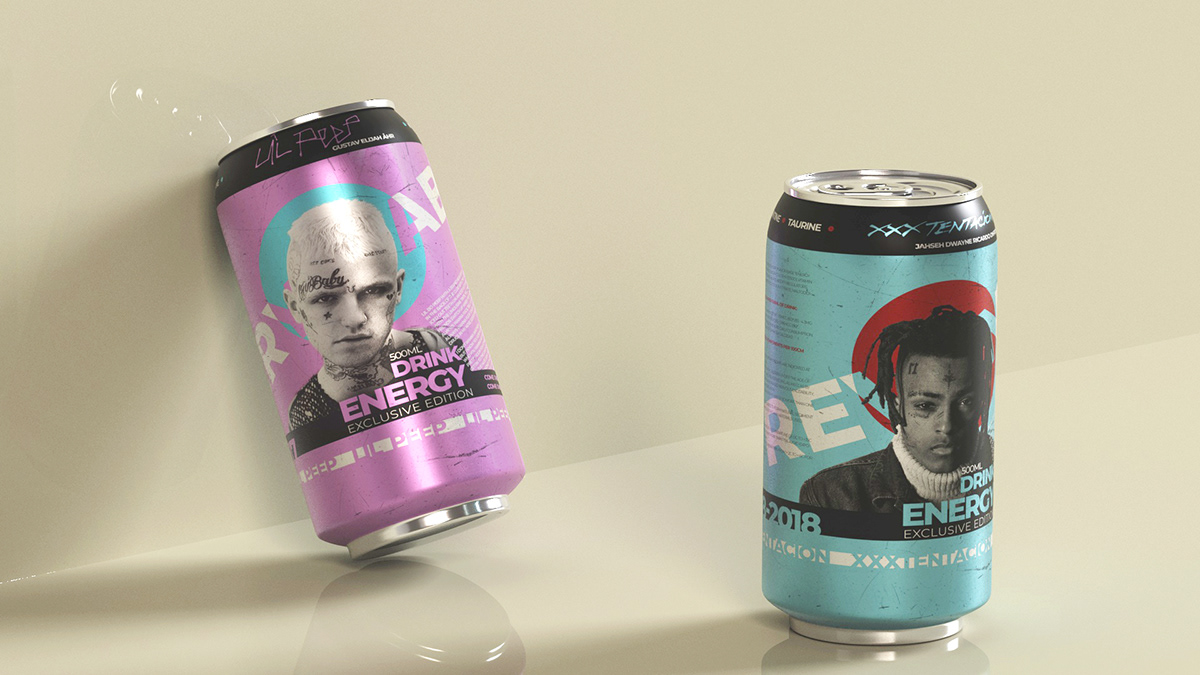Дизайн банок энергетика | PACKAGE DESIGN - ENERGY DRINK — Изображение №8 — Брендинг, 3D на Dprofile