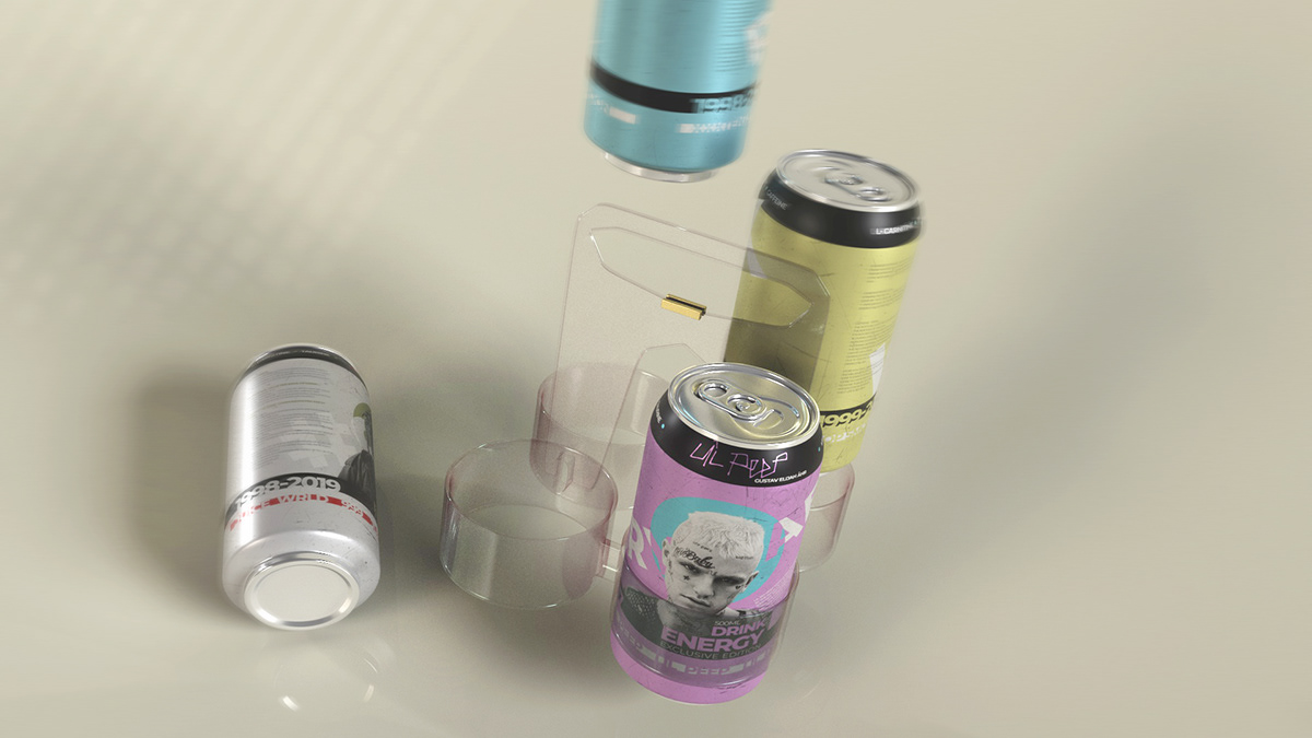 Дизайн банок энергетика | PACKAGE DESIGN - ENERGY DRINK — Изображение №5 — Брендинг, 3D на Dprofile