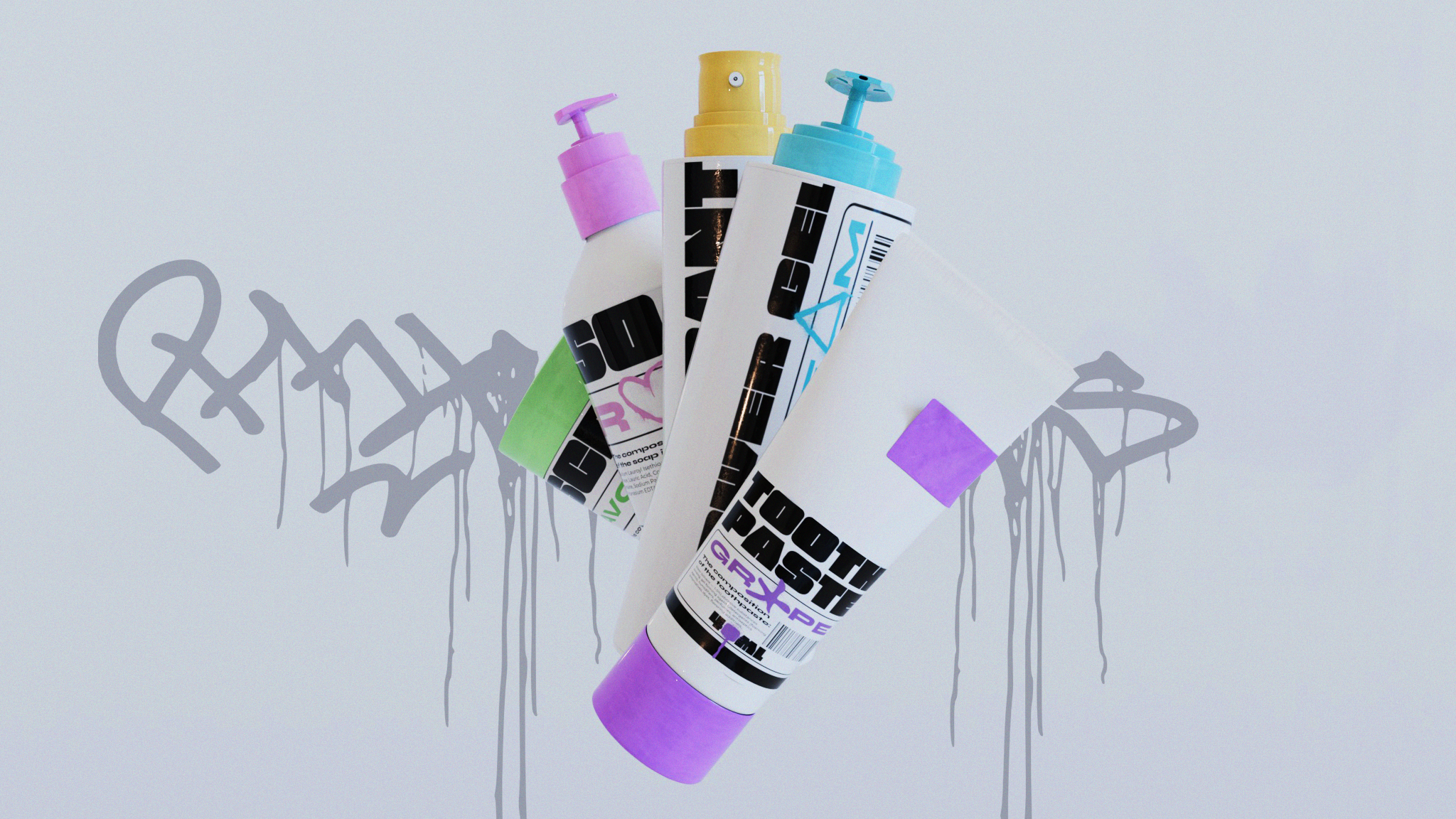 Дизайн этикеток косметики | Рackaging of cosmetics — Изображение №5 — Брендинг, 3D на Dprofile