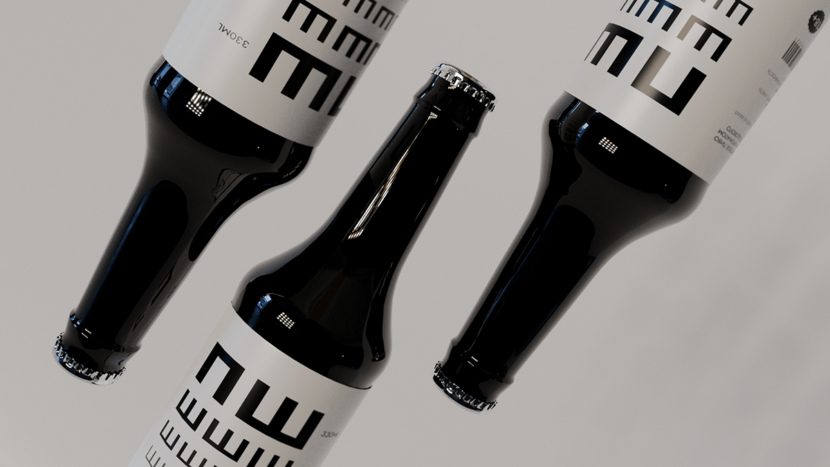 ПШШ... | Дизайн этикетки пива | Beer label design — Изображение №3 — Брендинг, 3D на Dprofile