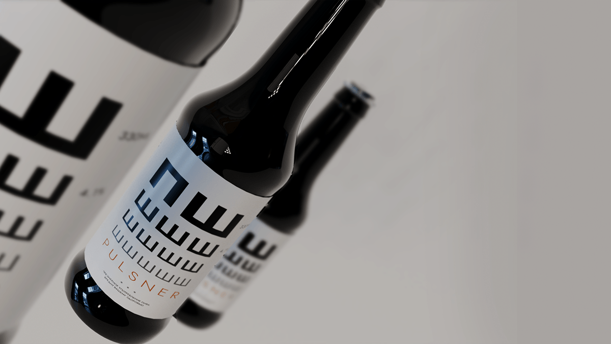 ПШШ... | Дизайн этикетки пива | Beer label design — Изображение №7 — Брендинг, 3D на Dprofile