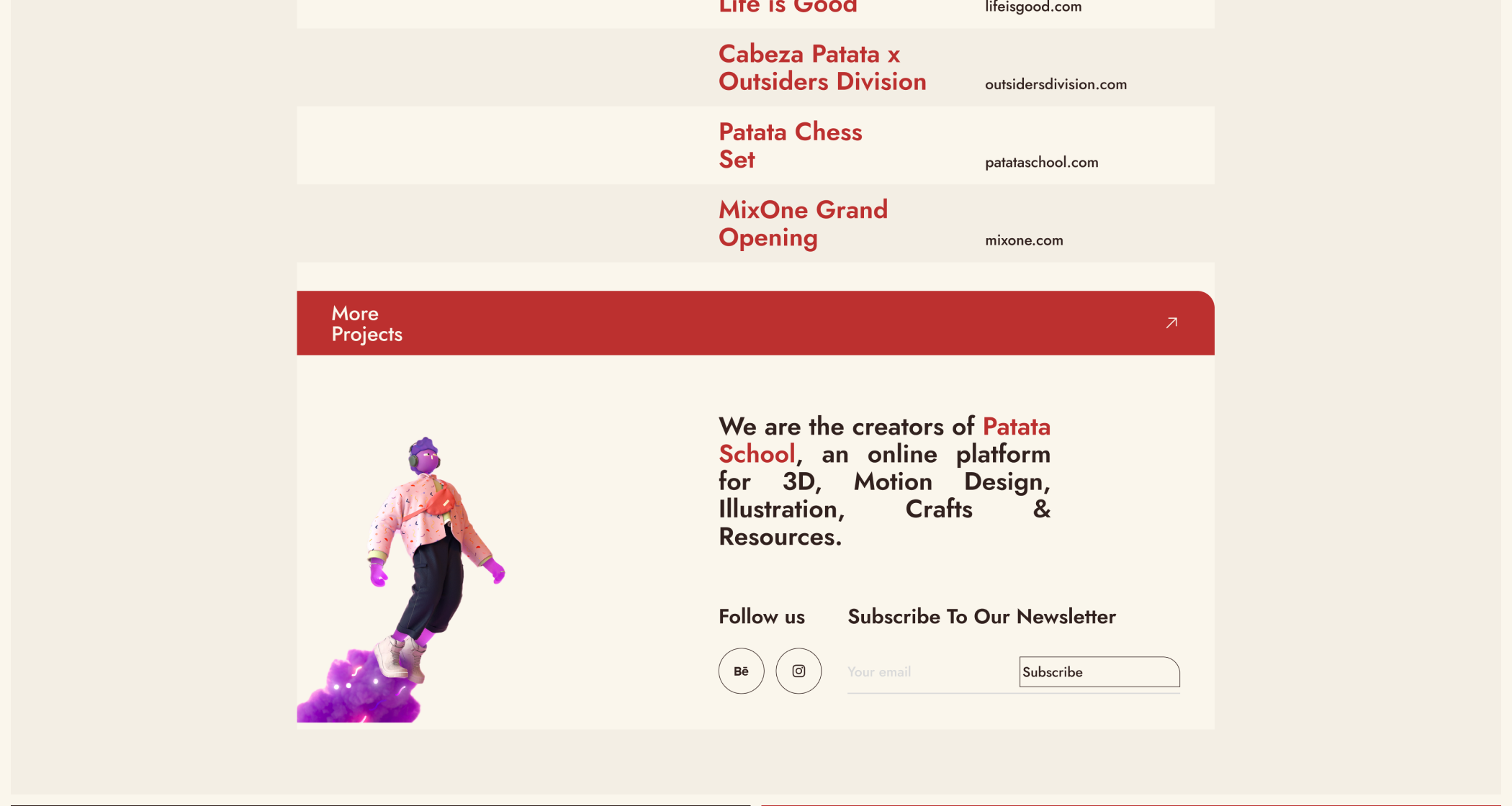 Cabeza Patata. Redesign studio. — Изображение №8 — Интерфейсы, 3D на Dprofile