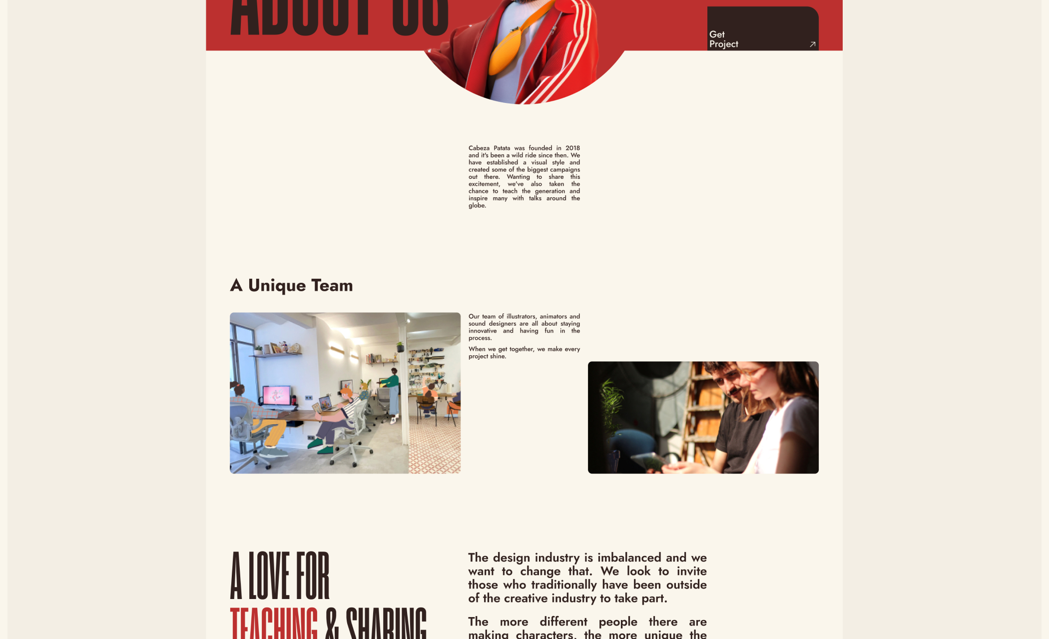 Cabeza Patata. Redesign studio. — Изображение №18 — Интерфейсы, 3D на Dprofile