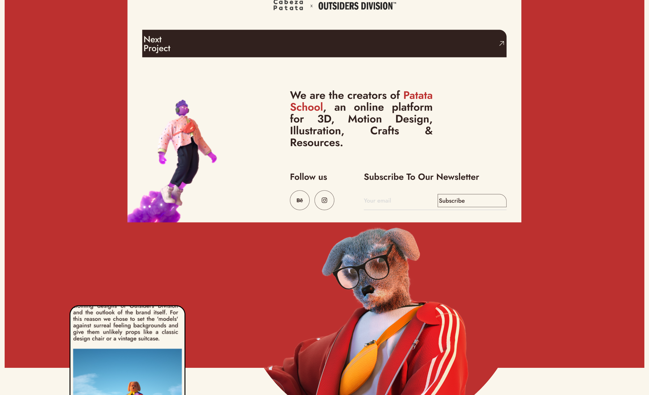 Cabeza Patata. Redesign studio. — Изображение №14 — Интерфейсы, 3D на Dprofile