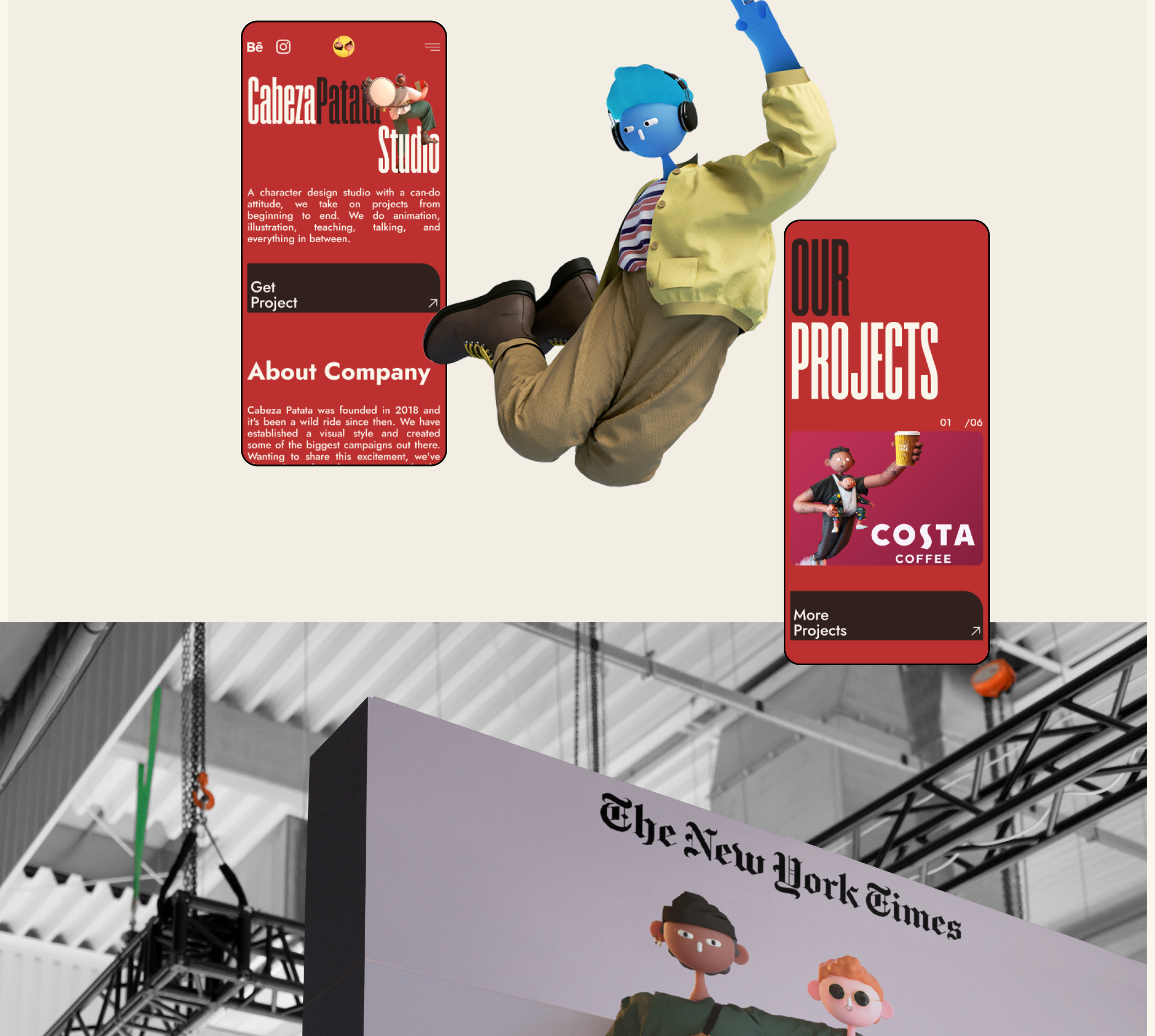 Cabeza Patata. Redesign studio. — Изображение №6 — Интерфейсы, 3D на Dprofile