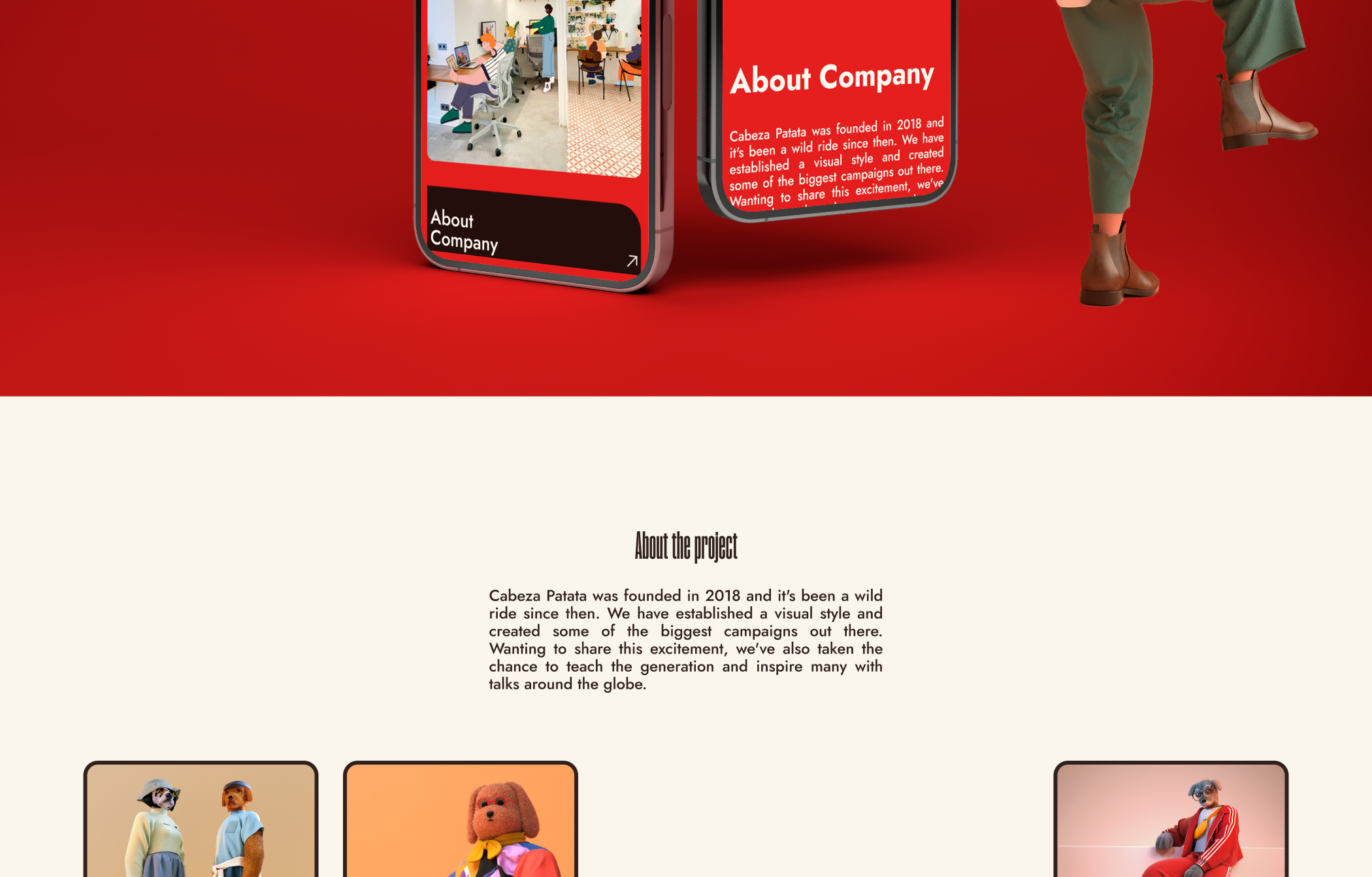 Cabeza Patata. Redesign studio. — Изображение №2 — Интерфейсы, 3D на Dprofile