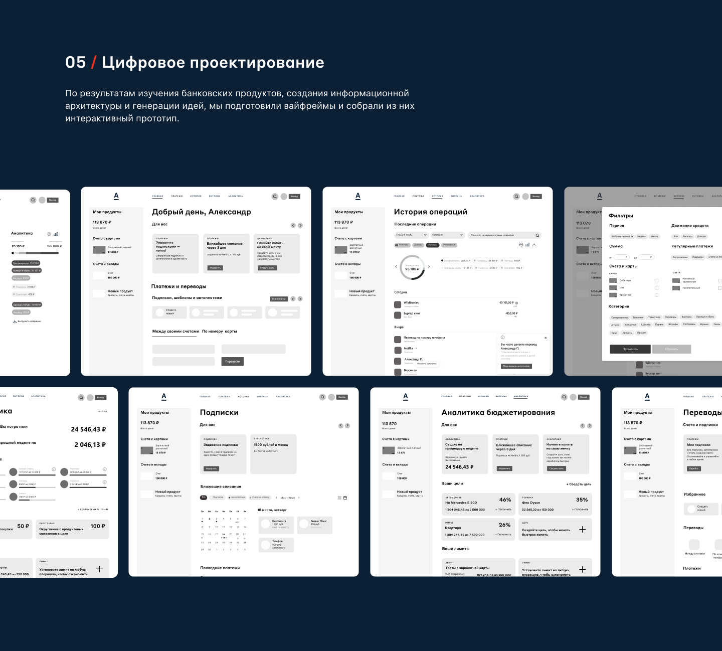 Alfa-Bank Analytics App — Изображение №7 — Интерфейсы на Dprofile