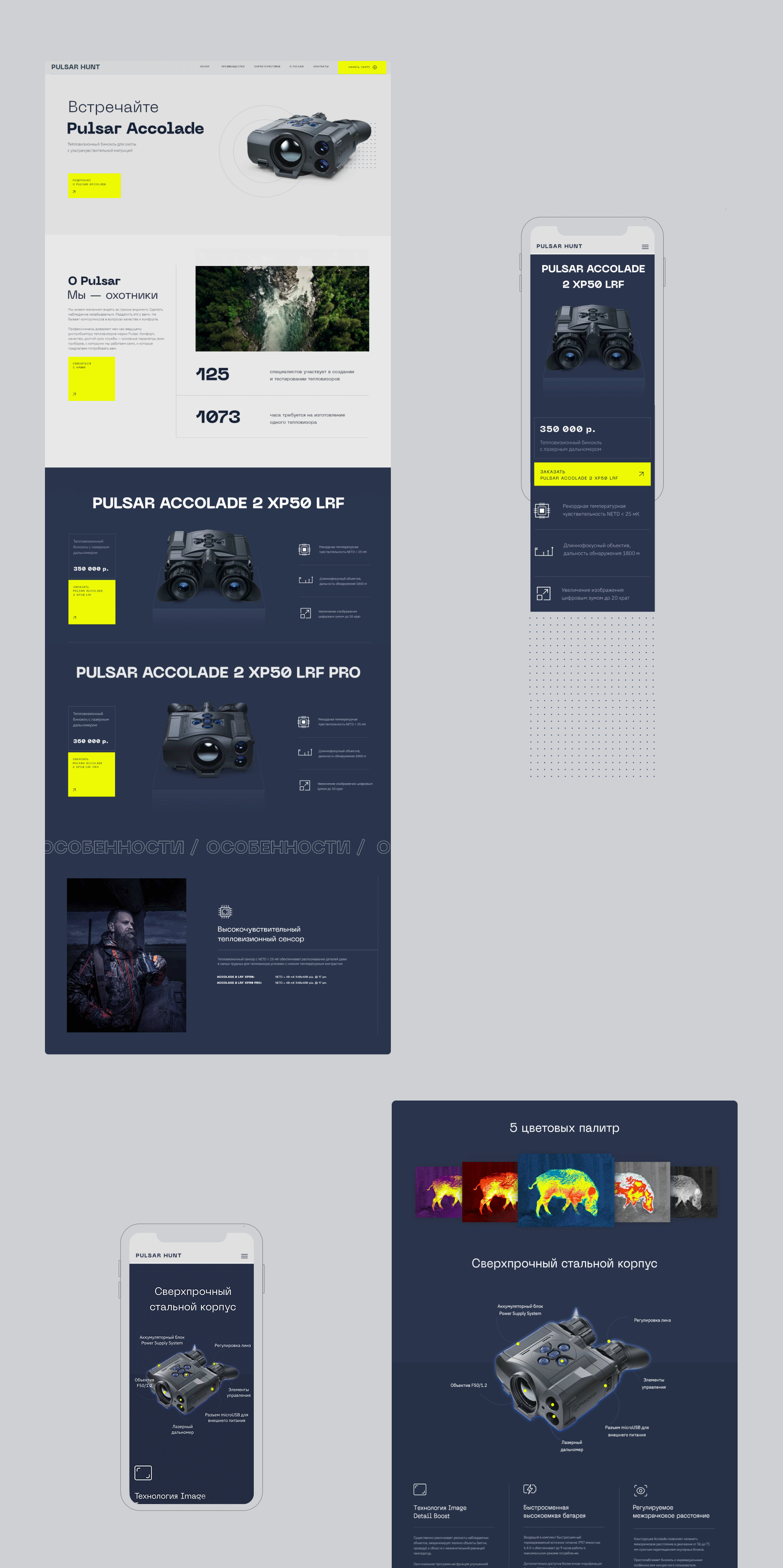 Pulsar Hunt Webdesign — Изображение №6 — Анимация, Интерфейсы на Dprofile