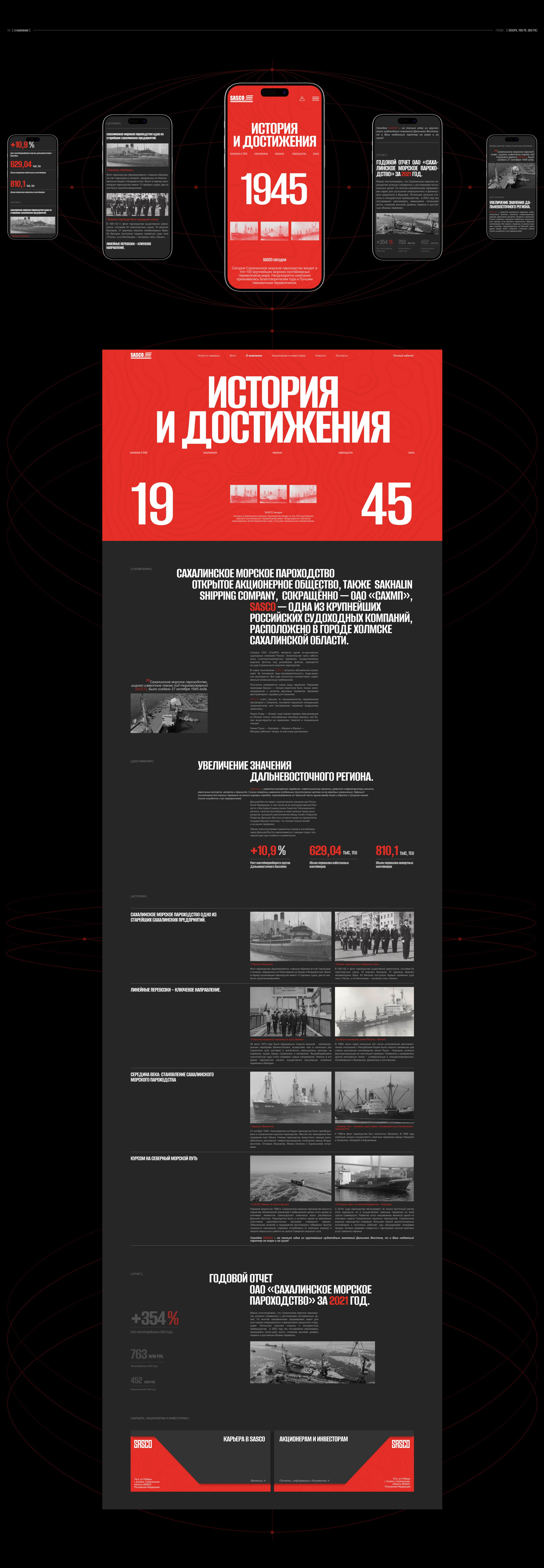 SASCO | Corporate website | Redesign — Изображение №12 — Интерфейсы, Анимация на Dprofile