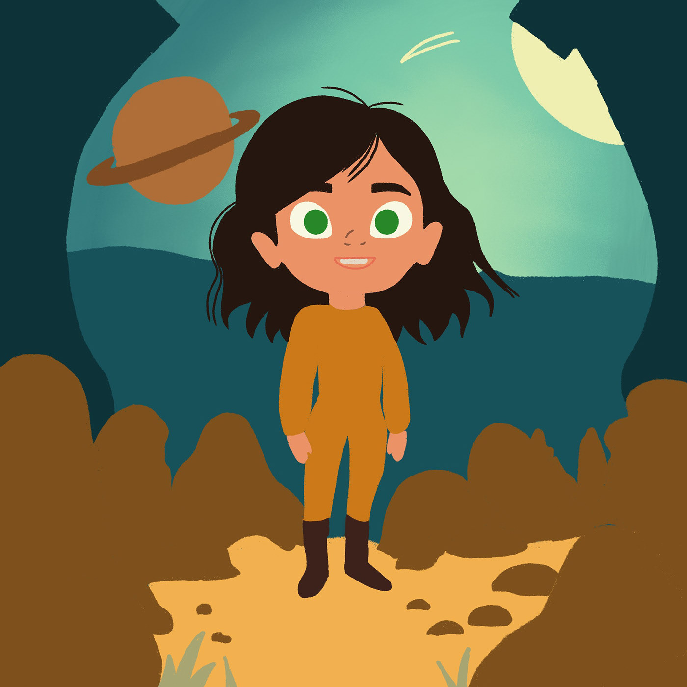 Неизведанные планеты — Изображение №4 — Иллюстрация на Dprofile