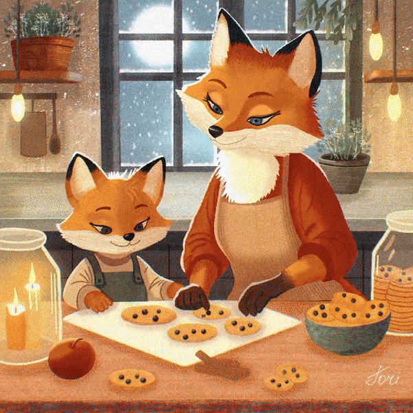 The Fox Family — Изображение №4 — Иллюстрация на Dprofile