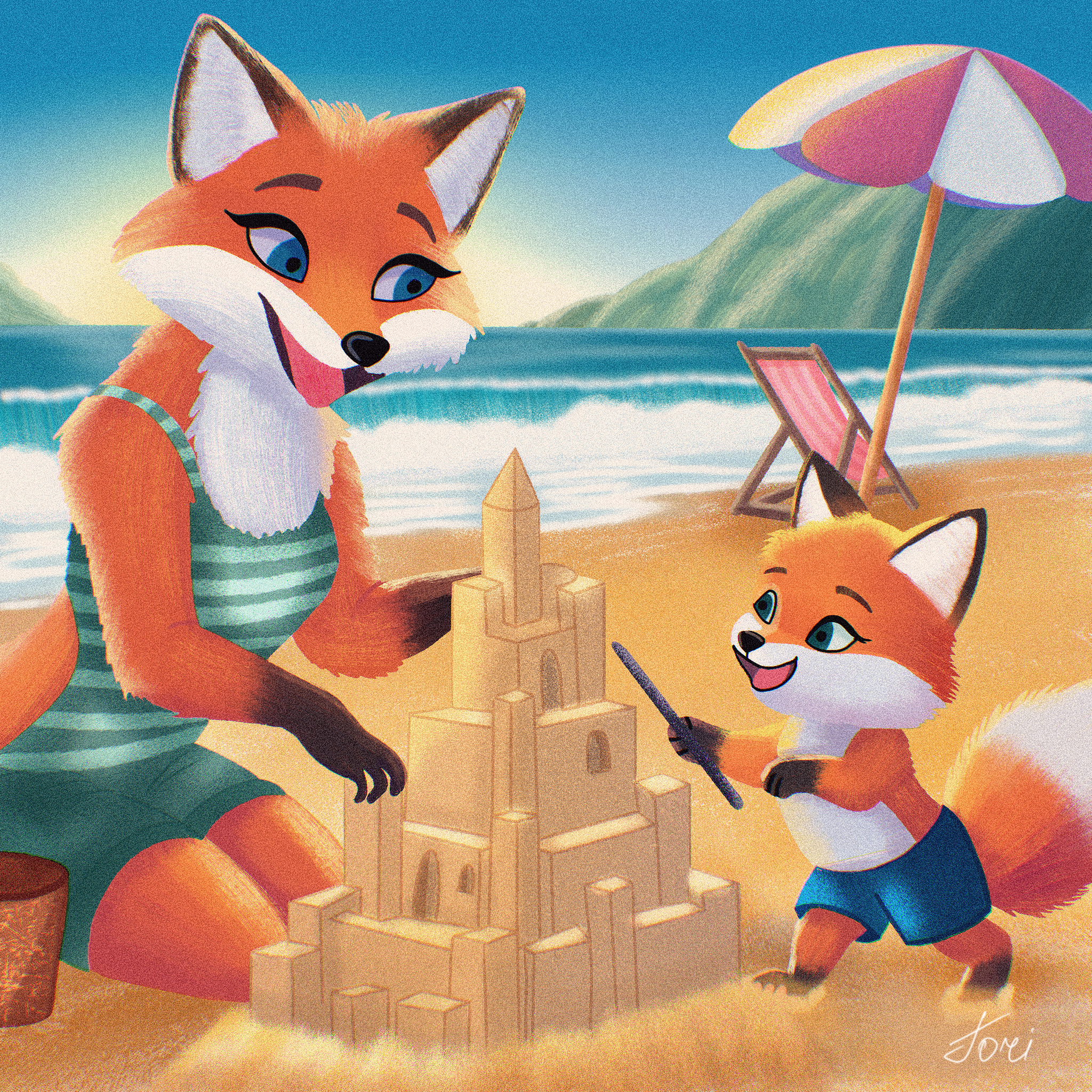 The Fox Family — Изображение №8 — Иллюстрация на Dprofile