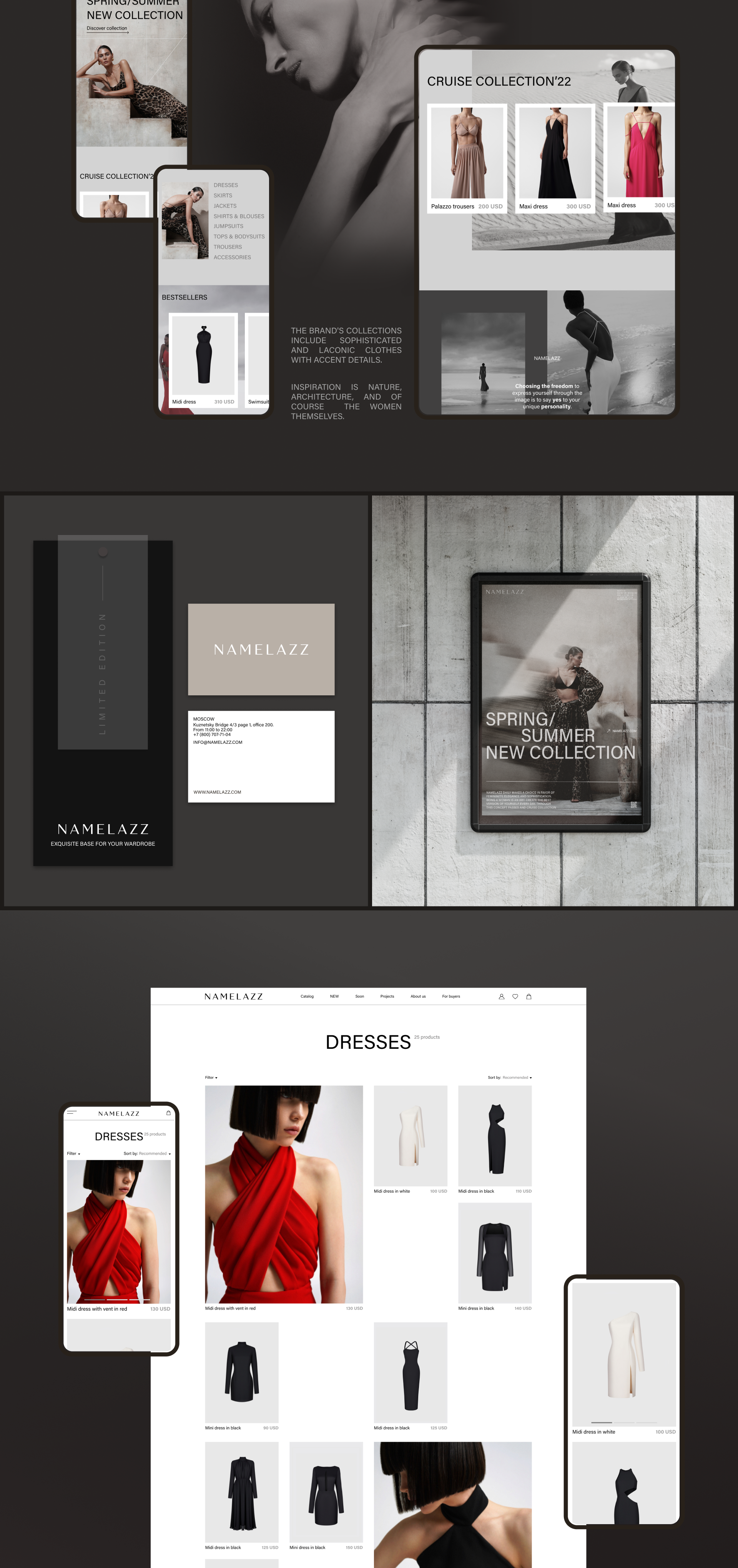 NAMELAZZ | E-commerce redesign — Изображение №2 — Интерфейсы, Брендинг на Dprofile