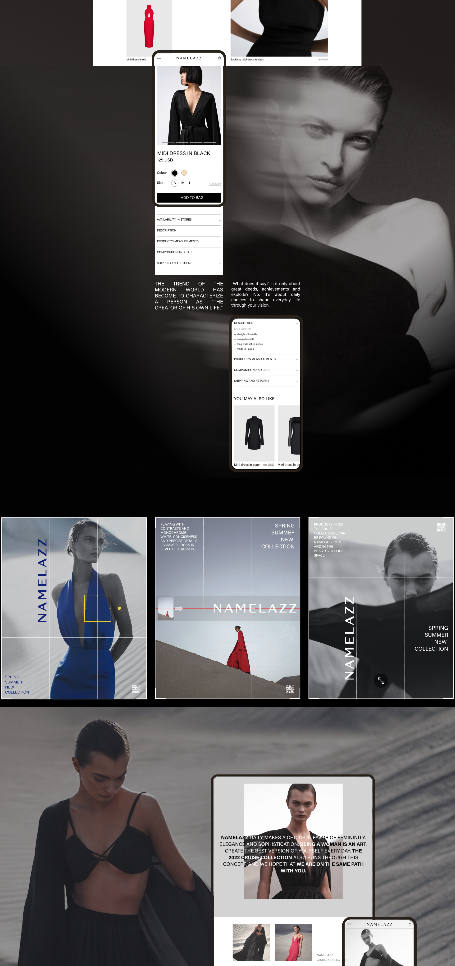 NAMELAZZ | E-commerce redesign — Изображение №3 — Интерфейсы, Брендинг на Dprofile