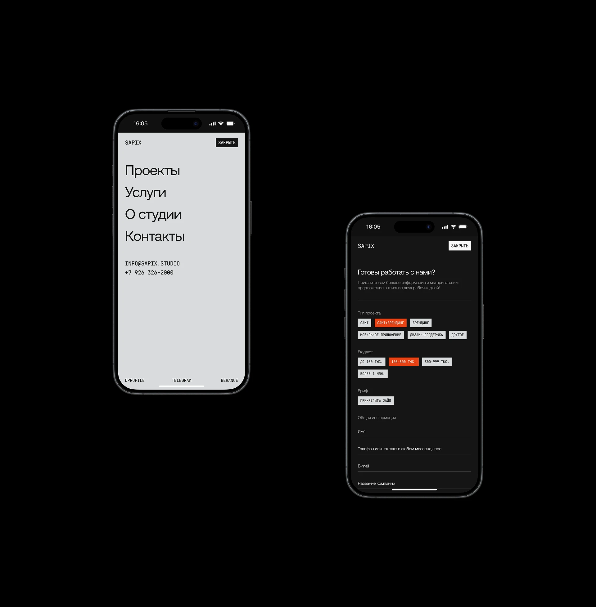 SAPIX STUDIO — Изображение №5 — Интерфейсы, Брендинг на Dprofile