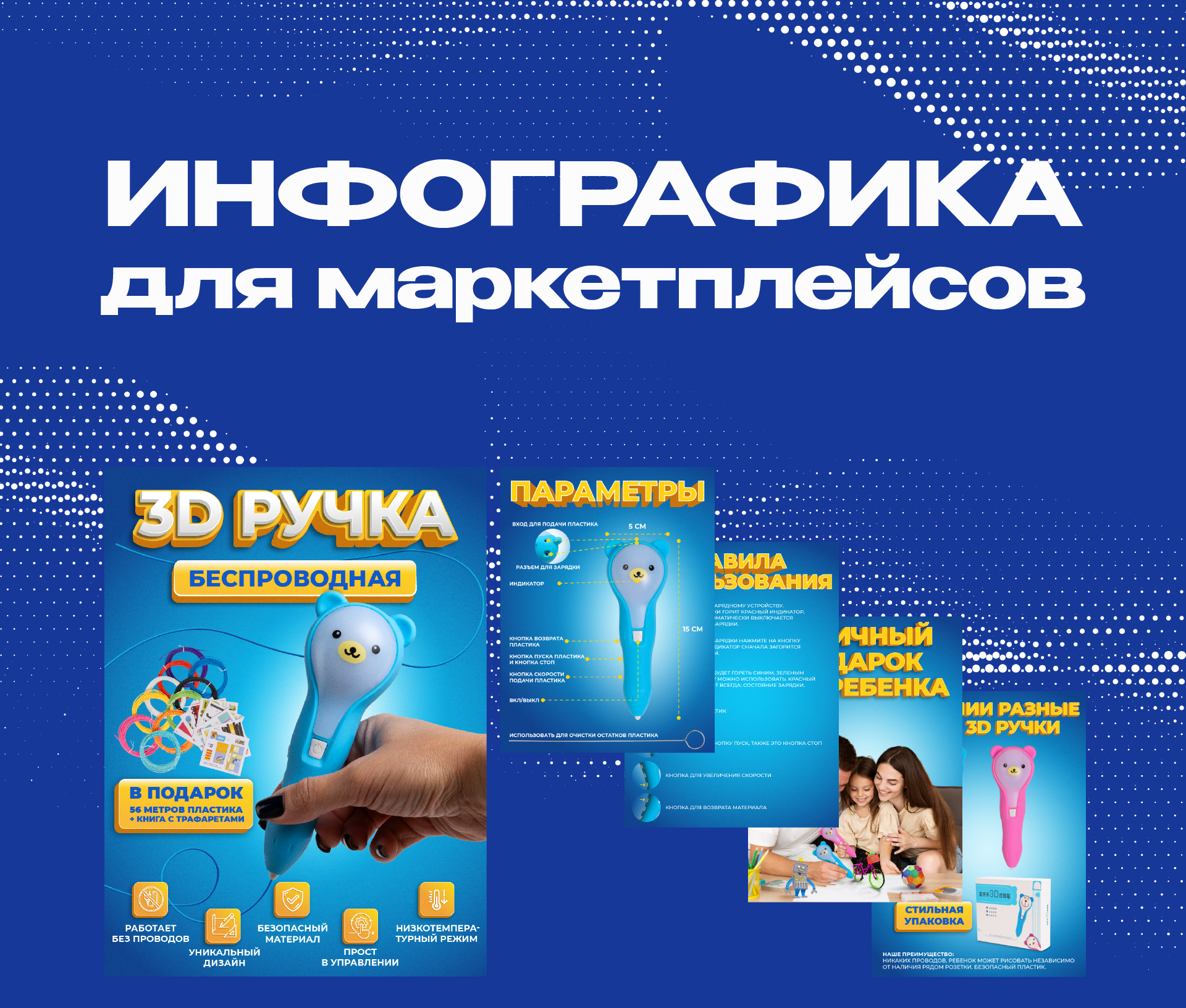 Инфографика для маркетплейсов — Изображение №1 — Графика, Маркетинг на Dprofile