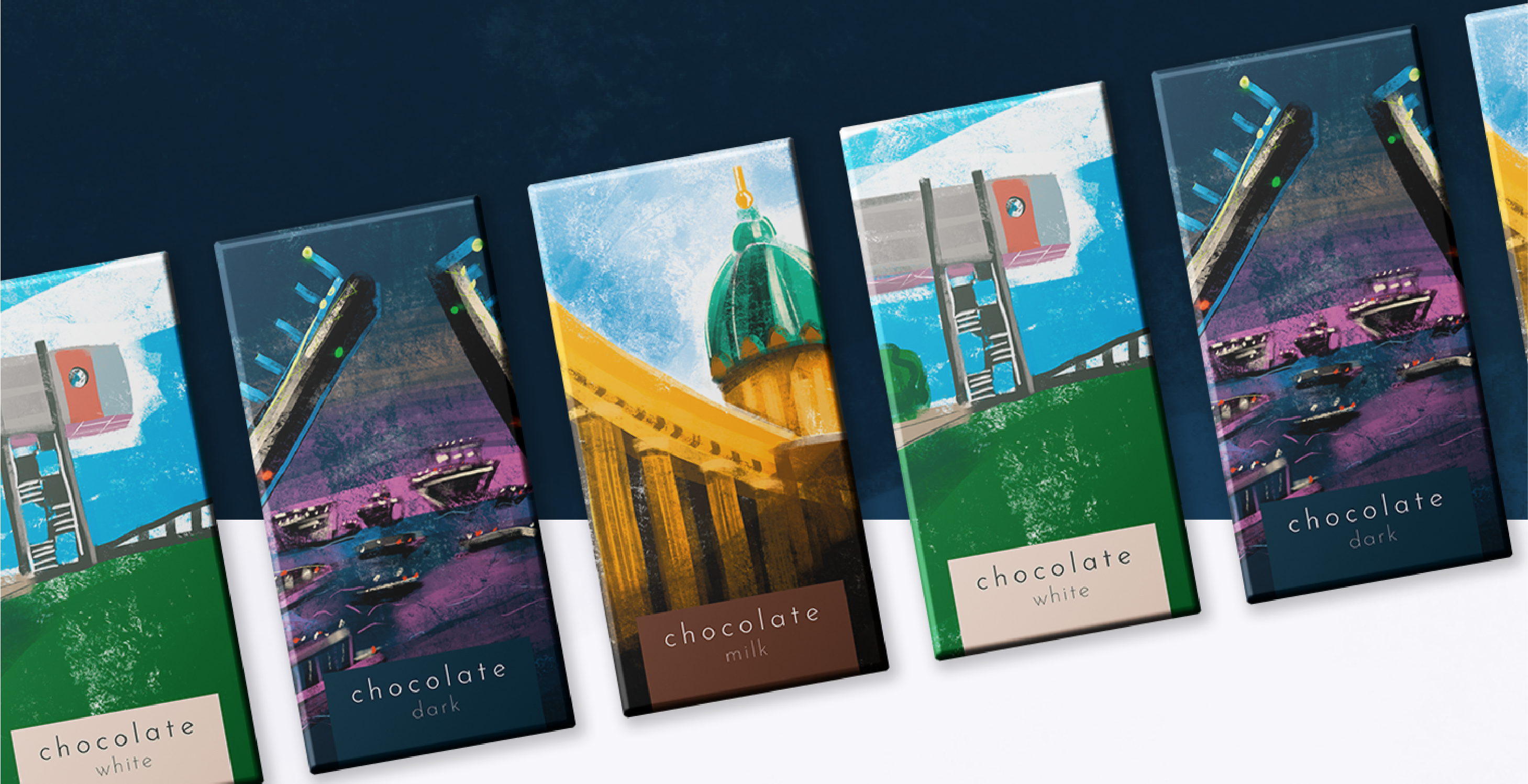 Концепт упаковки шоколада Санкт-Петербург — Изображение №11 — Интерфейсы, Брендинг на Dprofile