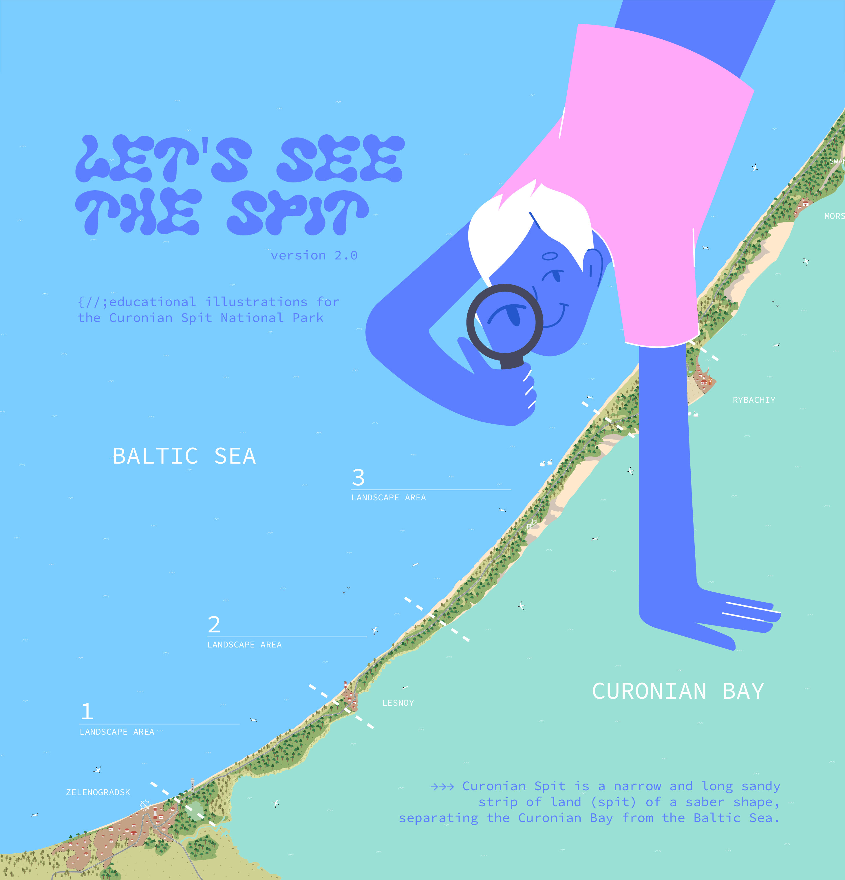 Curonian spit 2.0 — Изображение №1 — Интерфейсы, Иллюстрация на Dprofile