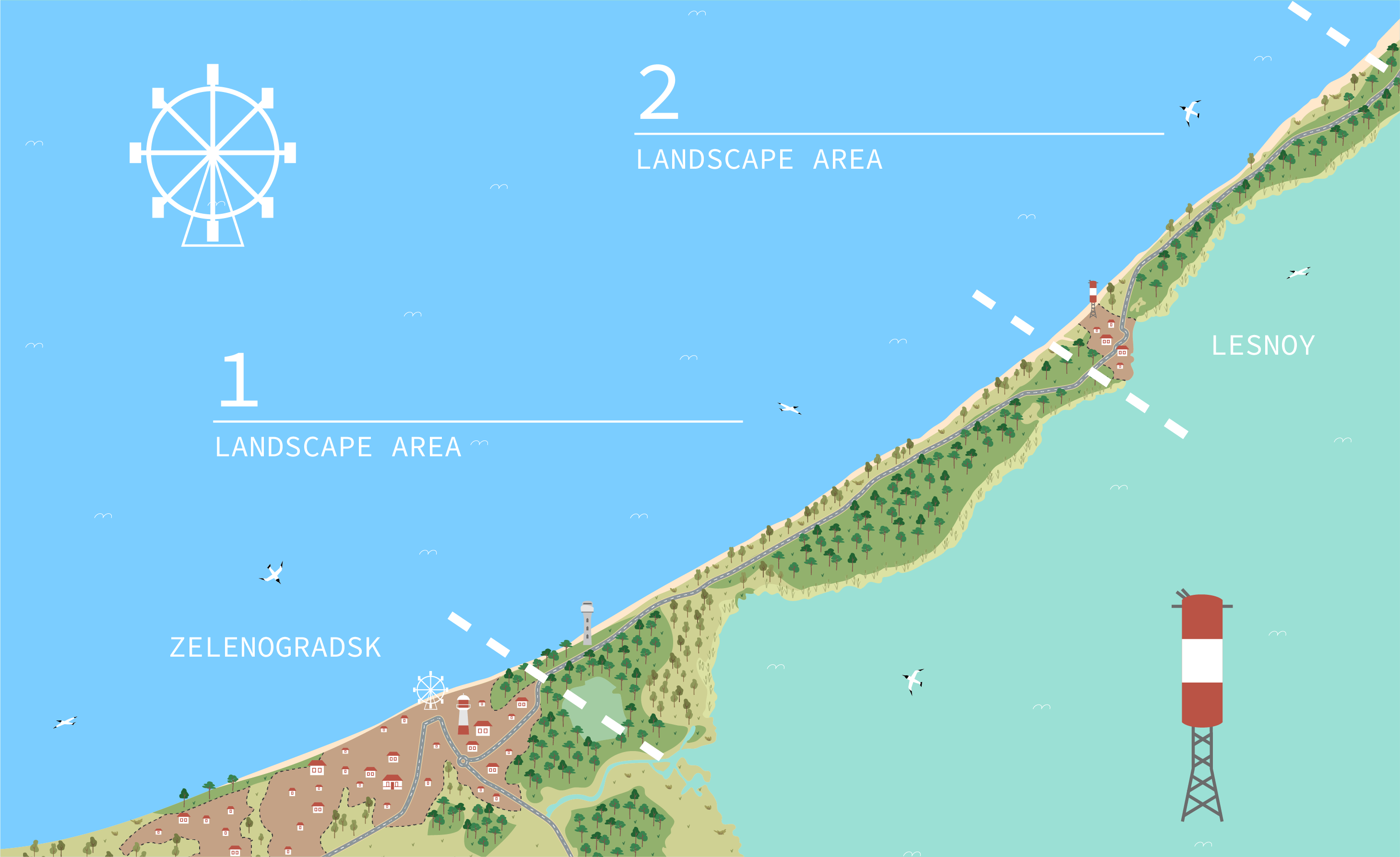 Curonian spit 2.0 — Изображение №8 — Интерфейсы, Иллюстрация на Dprofile