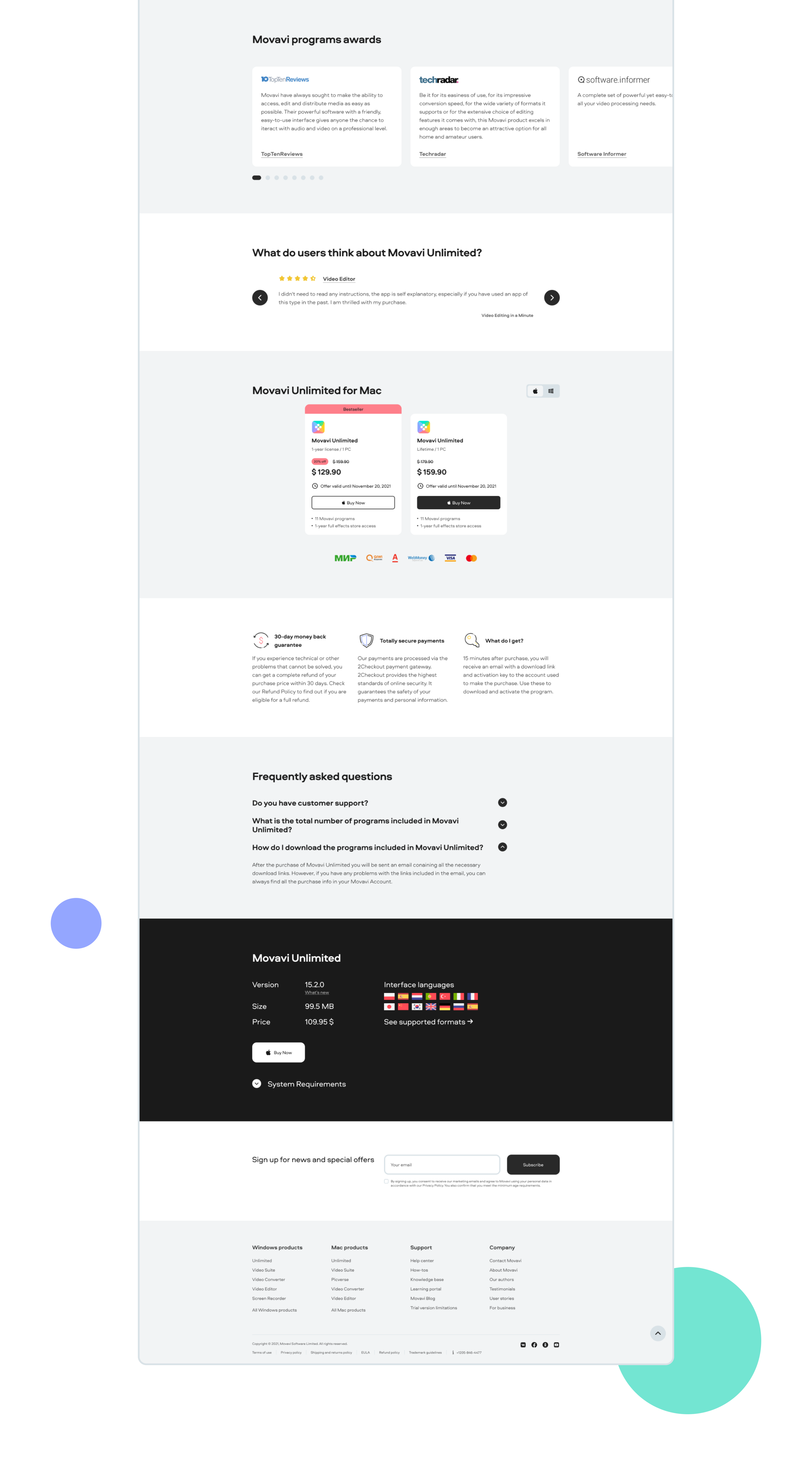 Movavi | Website redesign — Изображение №8 — Интерфейсы, Маркетинг на Dprofile