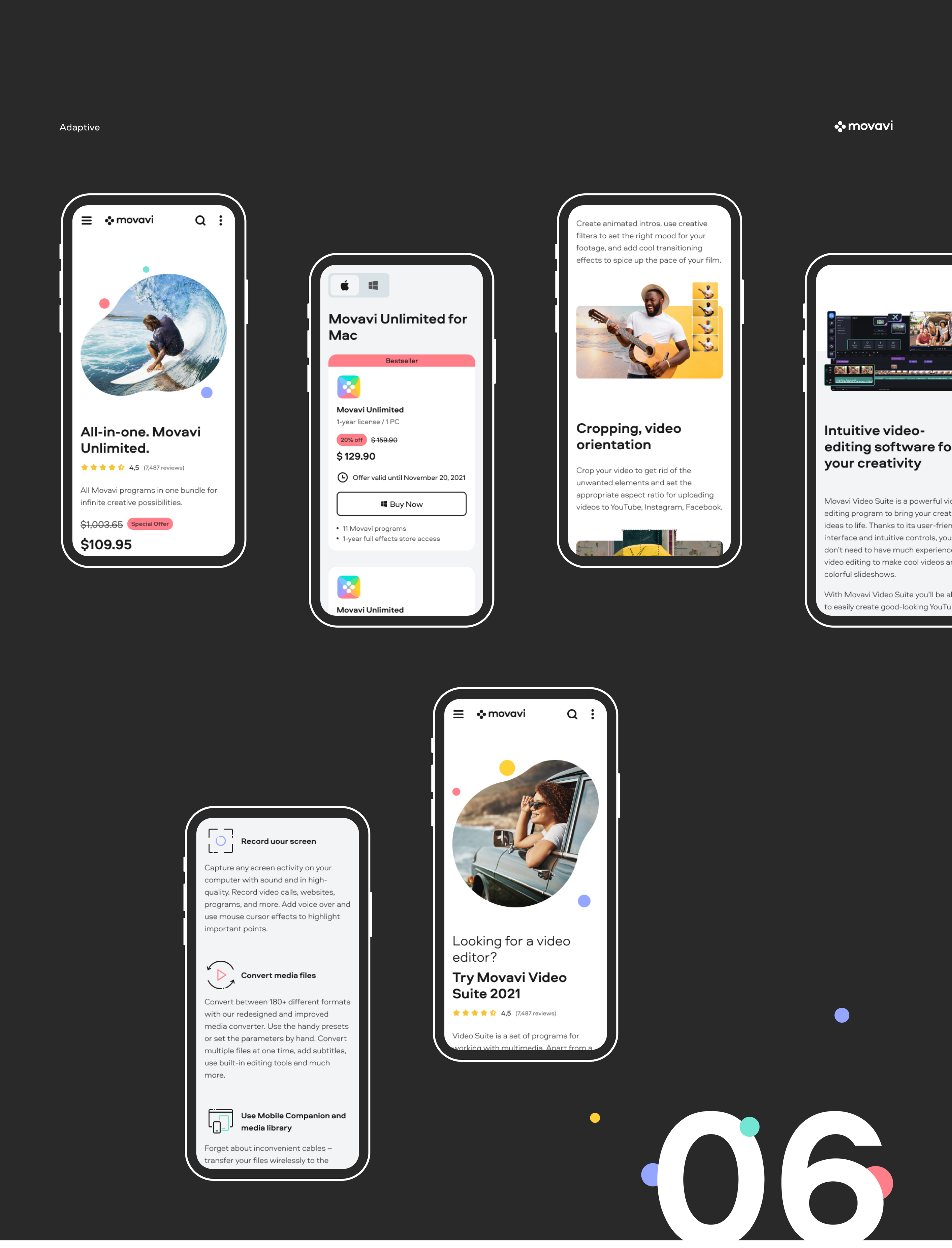 Movavi | Website redesign — Изображение №14 — Интерфейсы, Маркетинг на Dprofile