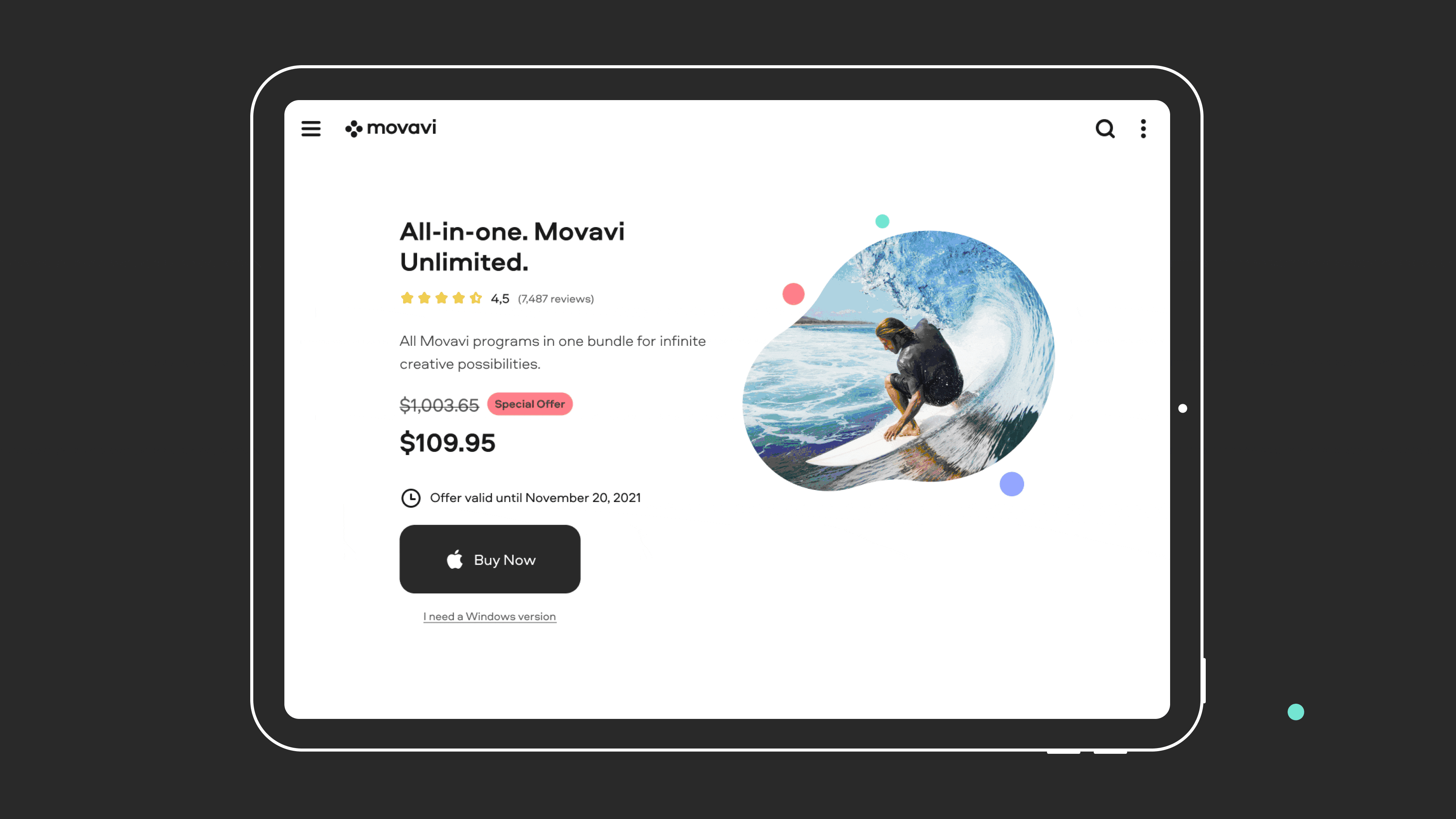 Movavi | Website redesign — Изображение №4 — Интерфейсы, Маркетинг на Dprofile
