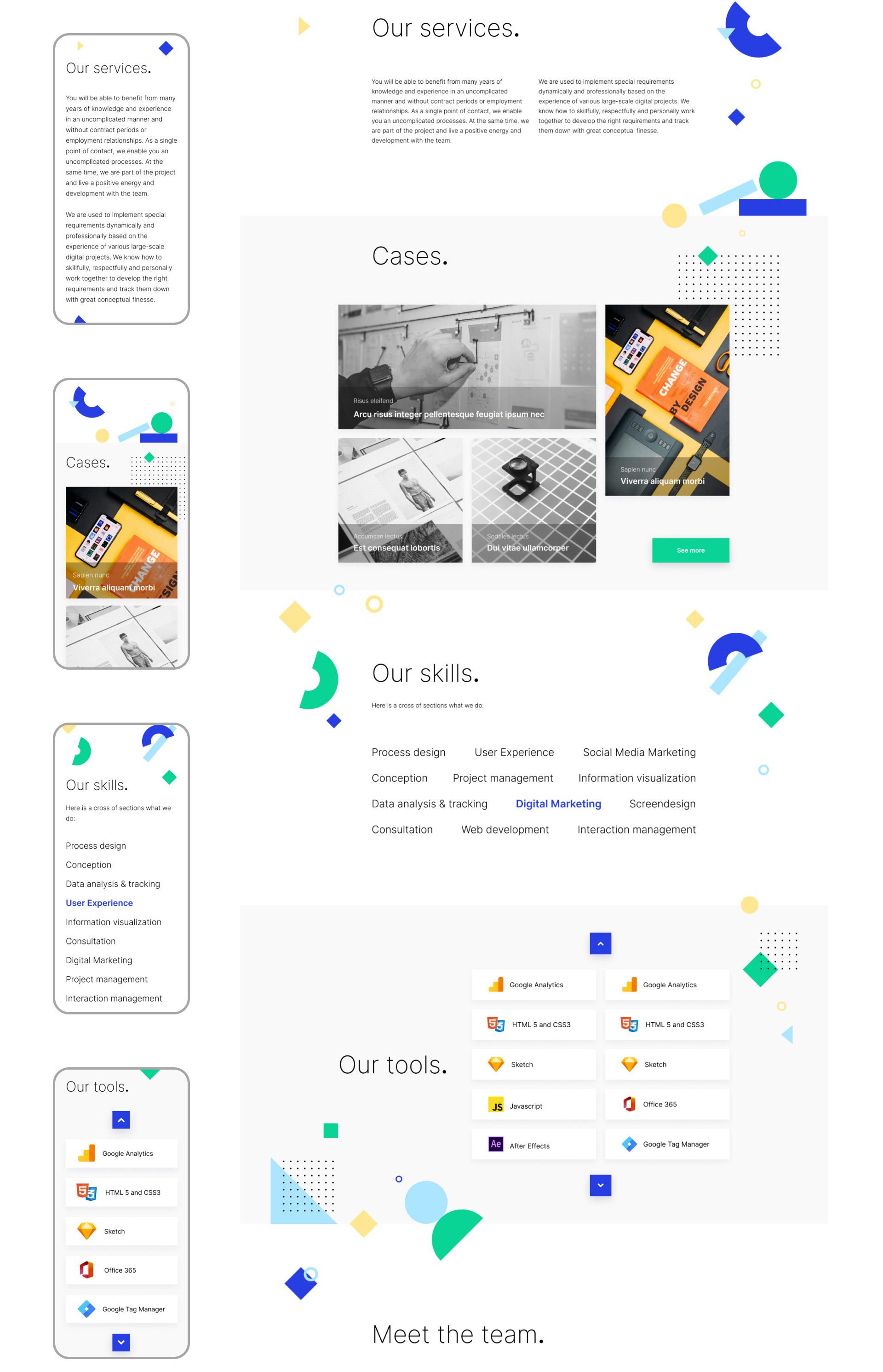 Vanilla | Creative Company — Изображение №13 — Интерфейсы, Брендинг на Dprofile