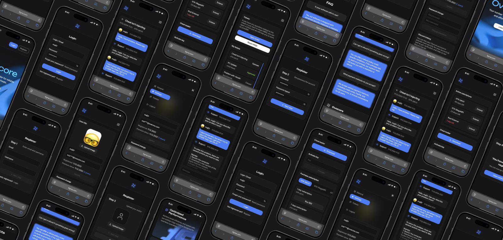 Веб-сайт для Ovacore — Изображение №13 — Интерфейсы на Dprofile