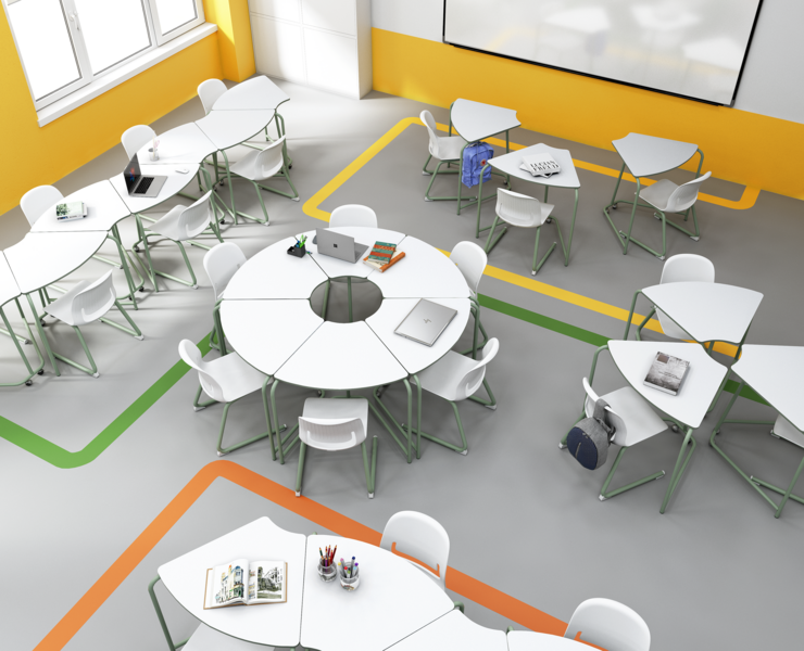 Render школьной мебели Element — 3D на Dprofile