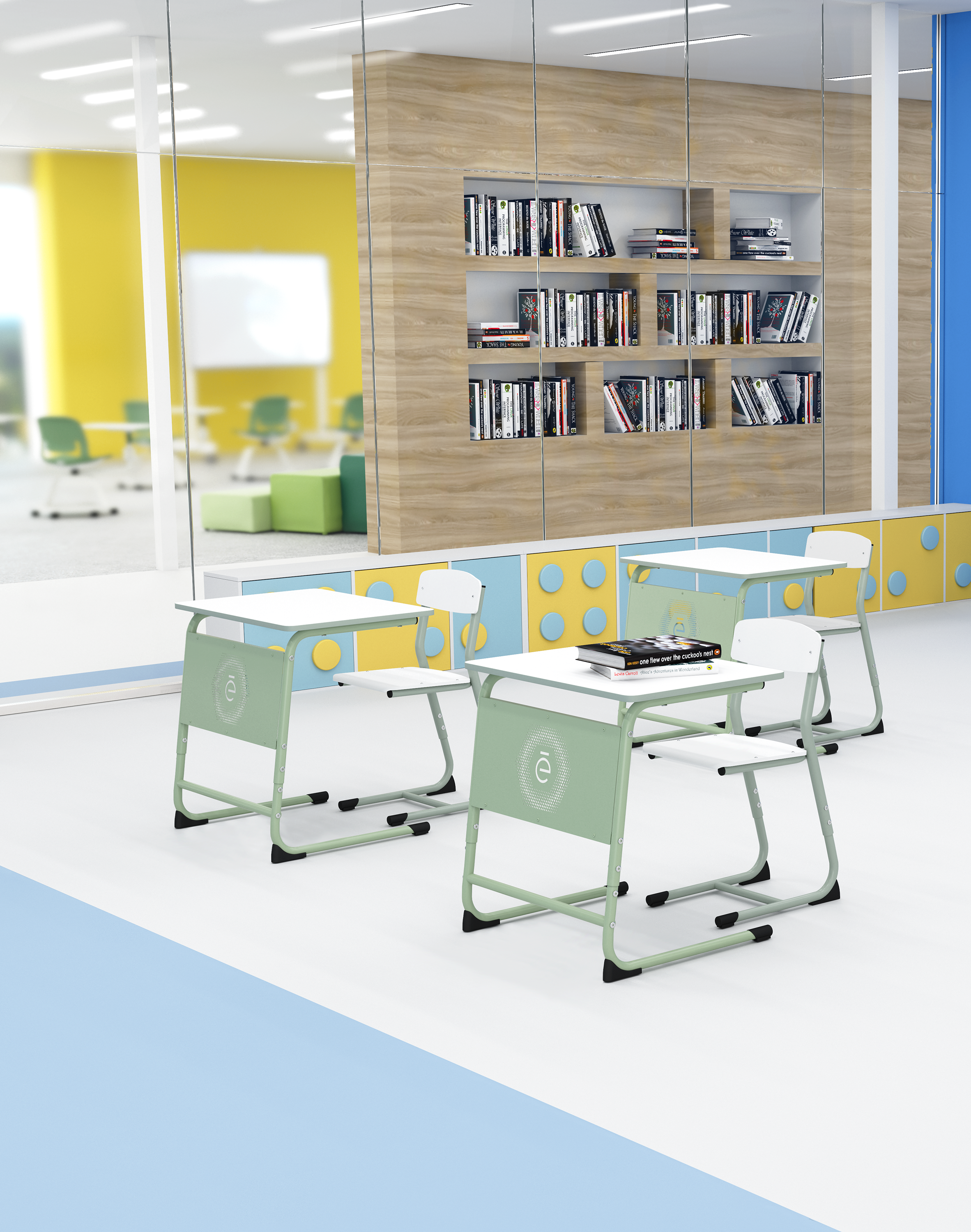 Визуализации школьной мебели — Изображение №8 — 3D на Dprofile