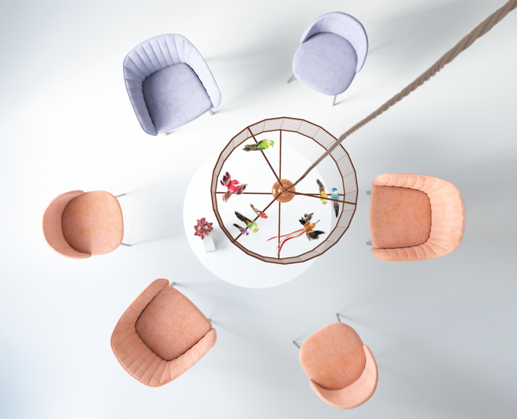 Render стульев для буклета Debut — 3D на Dprofile