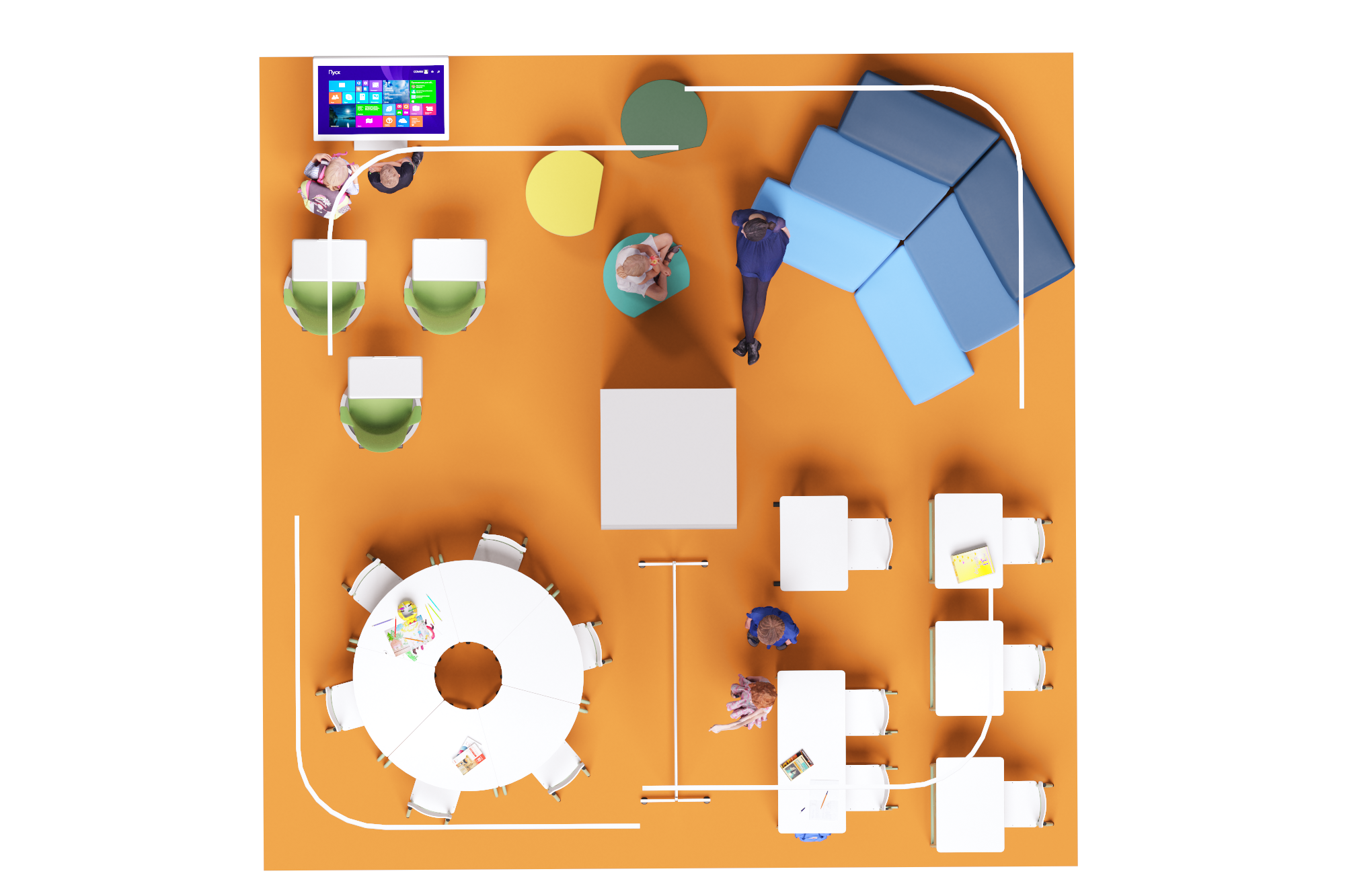 Выставочный стенд на Build School 2022 — Изображение №2 — 3D, Анимация на Dprofile