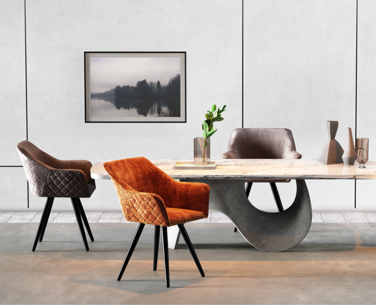 Render мягких стульев. — 3D на Dprofile