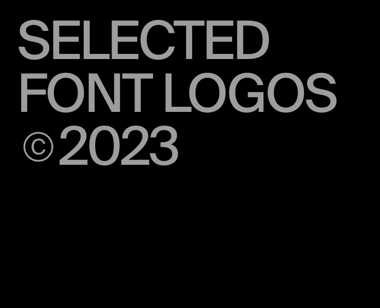 Selected font logos — Брендинг на Dprofile