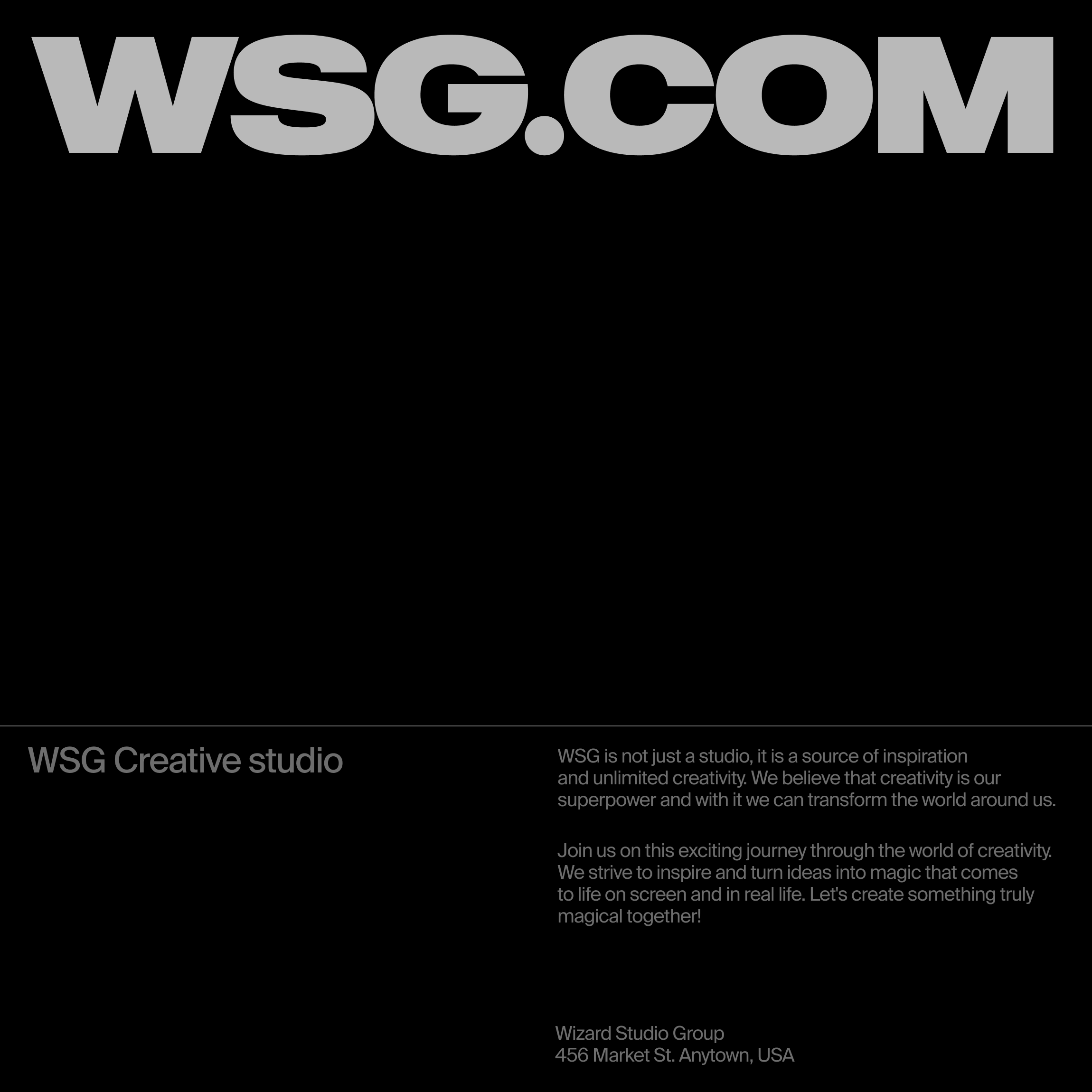 WSG Identity — Изображение №1 — Брендинг на Dprofile