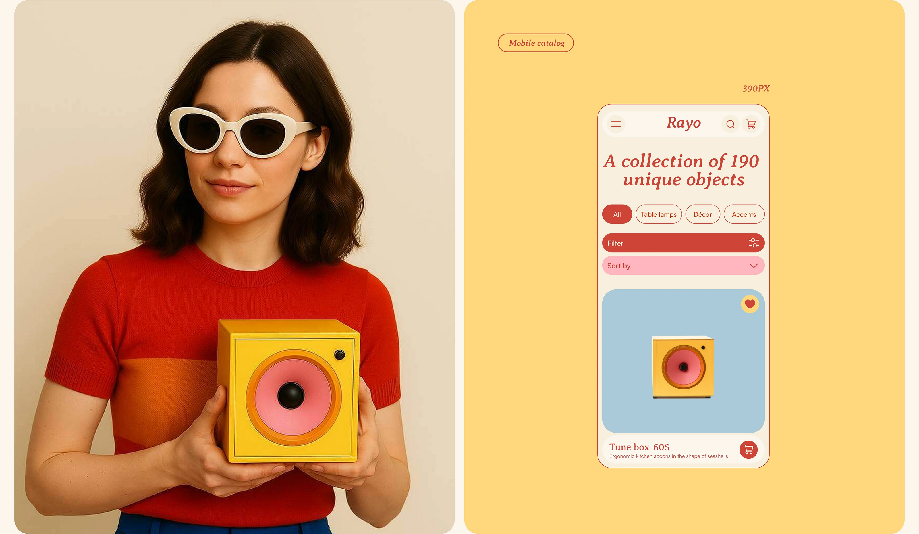 Rayo – furniture & home objects ecommerce website — Изображение №8 — Интерфейсы, Анимация на Dprofile