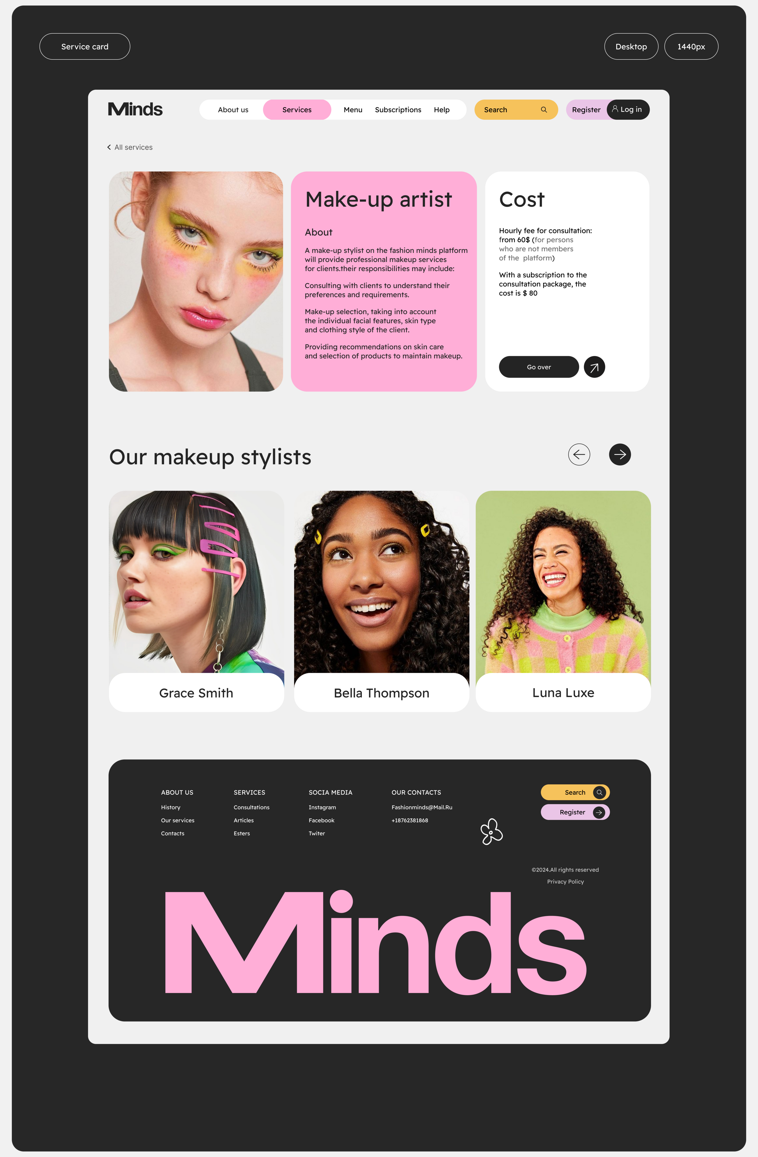 Fashion platform/Website design — Изображение №17 — Интерфейсы на Dprofile