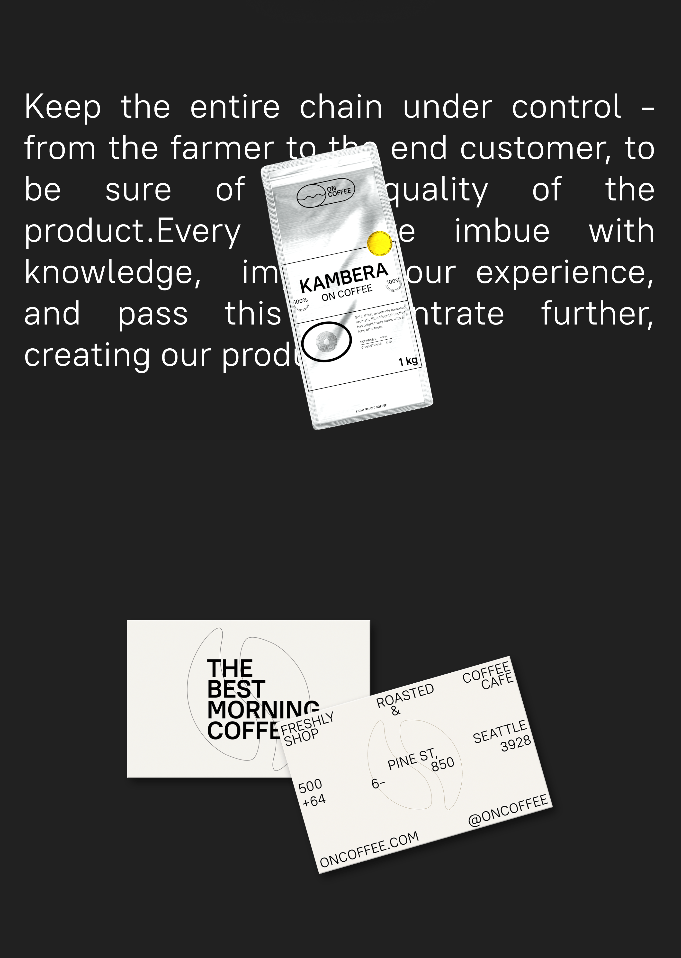ONCOFFEE — Изображение №7 — Интерфейсы, Брендинг на Dprofile