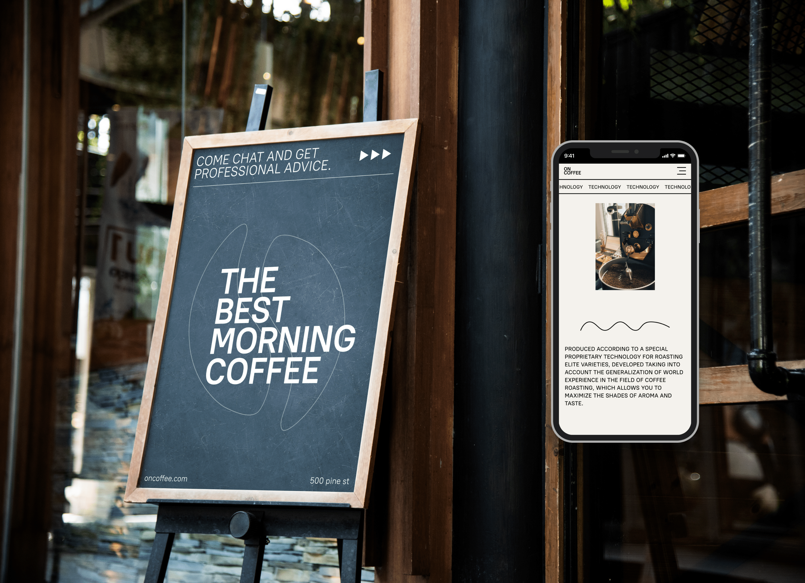 ONCOFFEE — Изображение №20 — Интерфейсы, Брендинг на Dprofile