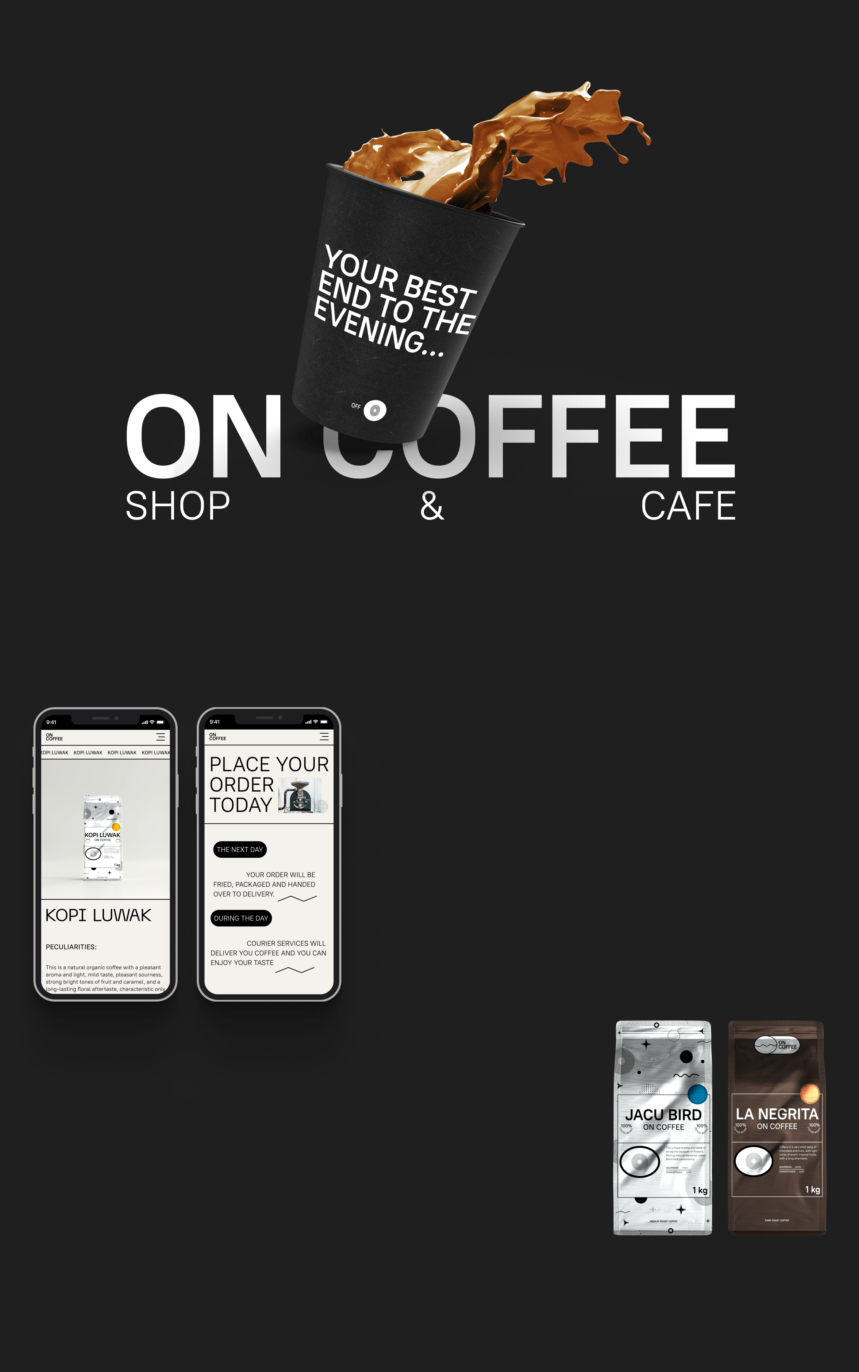 ONCOFFEE — Изображение №16 — Интерфейсы, Брендинг на Dprofile