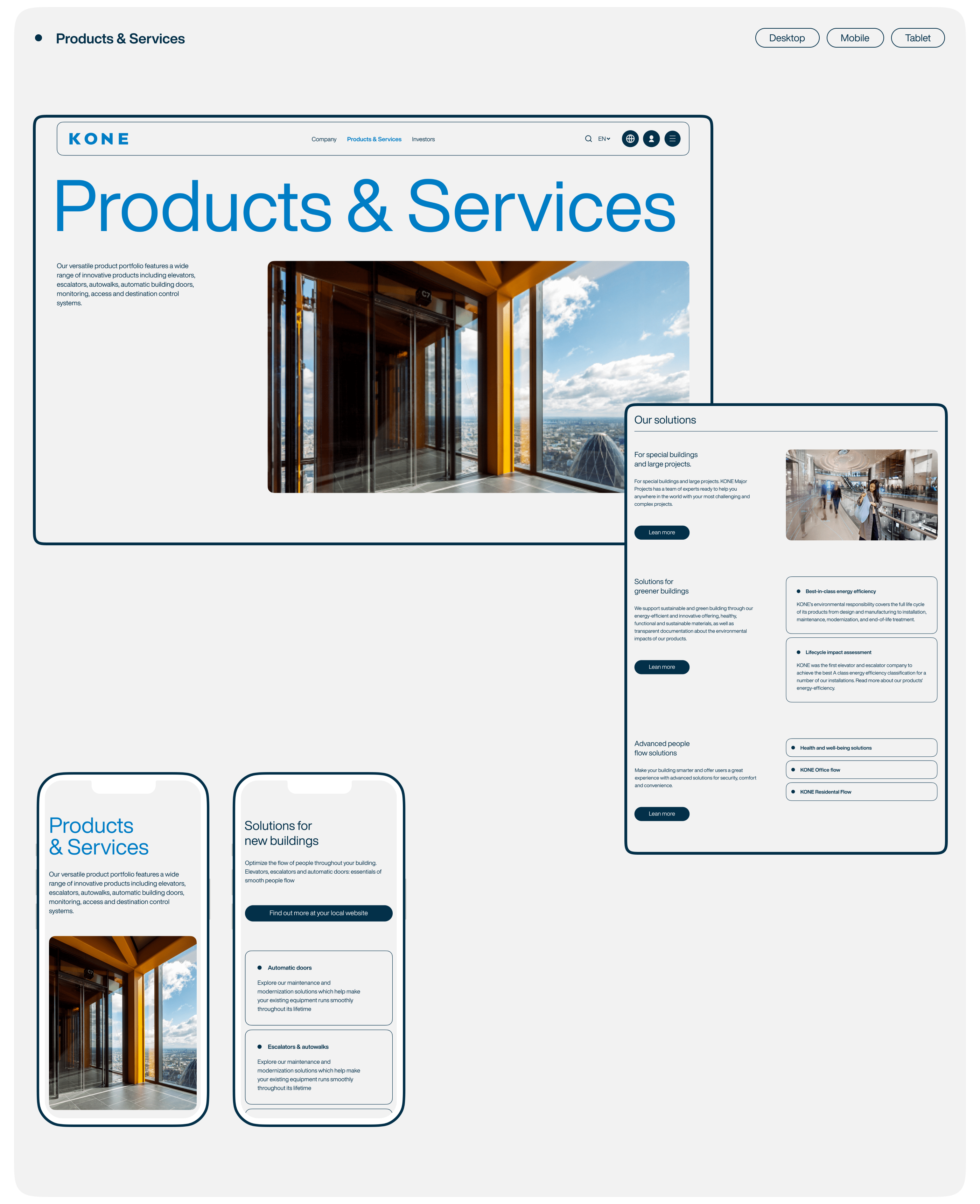 KONE — Corporate website — Изображение №4 — Интерфейсы на Dprofile