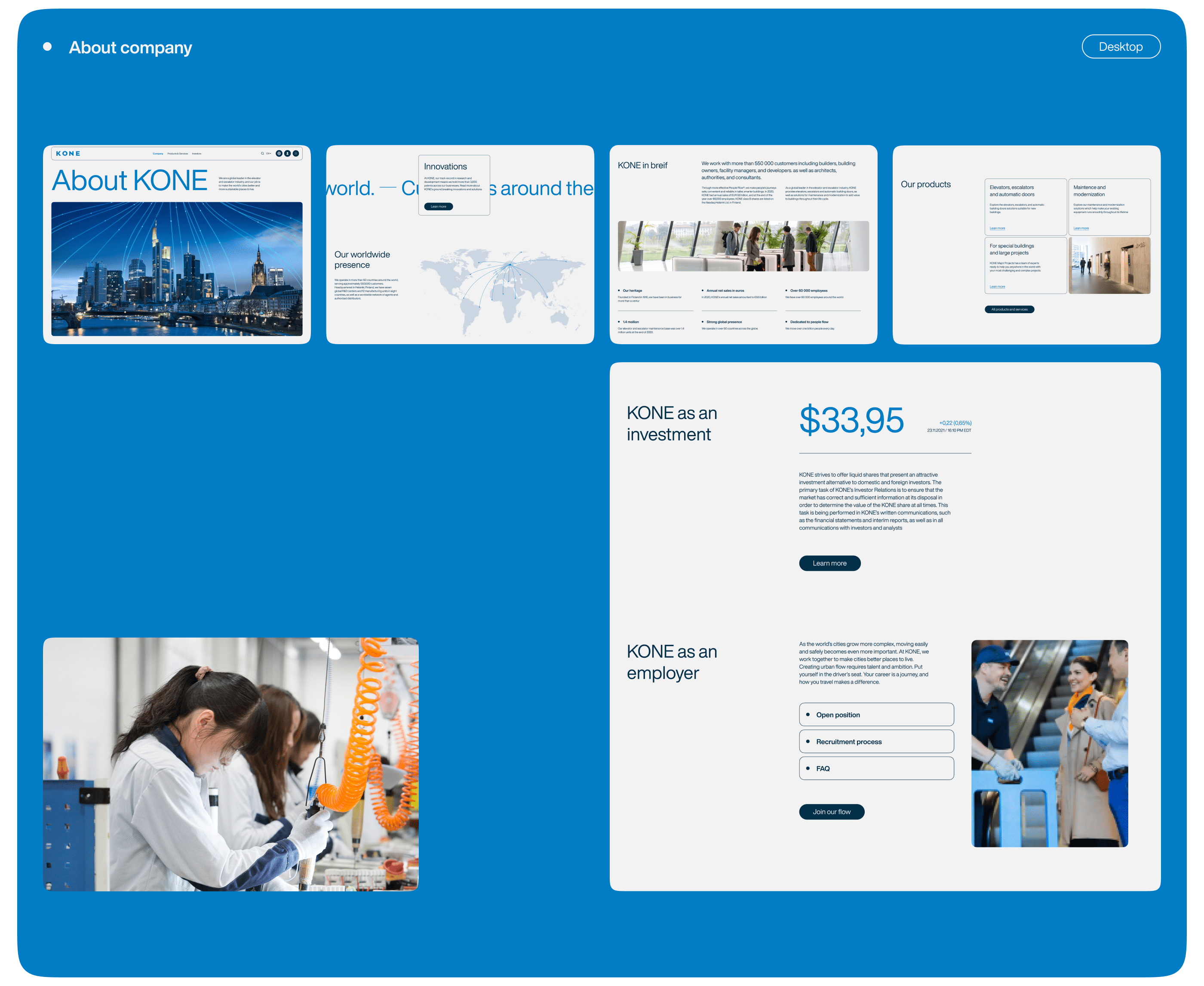 KONE — Corporate website — Изображение №6 — Интерфейсы на Dprofile