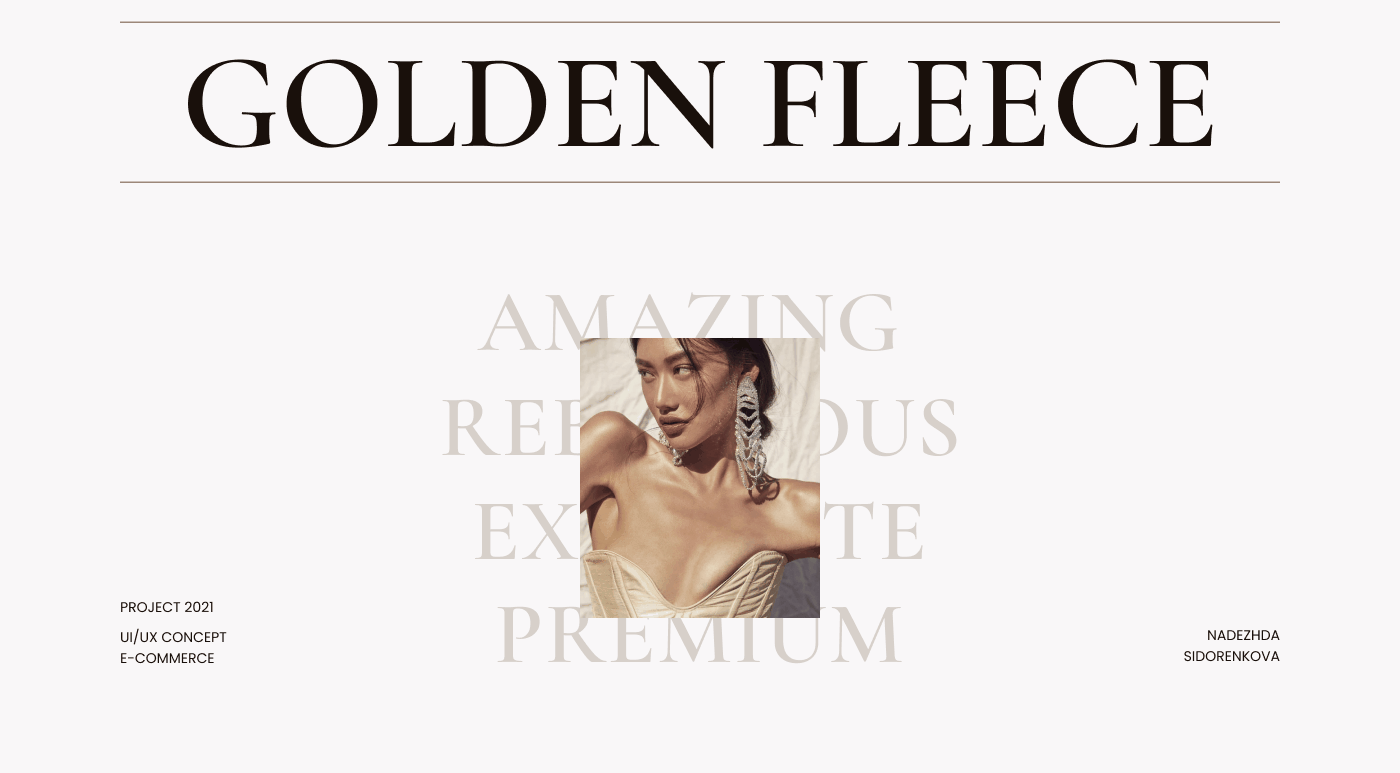 Concept for a jewelry e-commerce — Изображение №1 — Интерфейсы, Графика на Dprofile