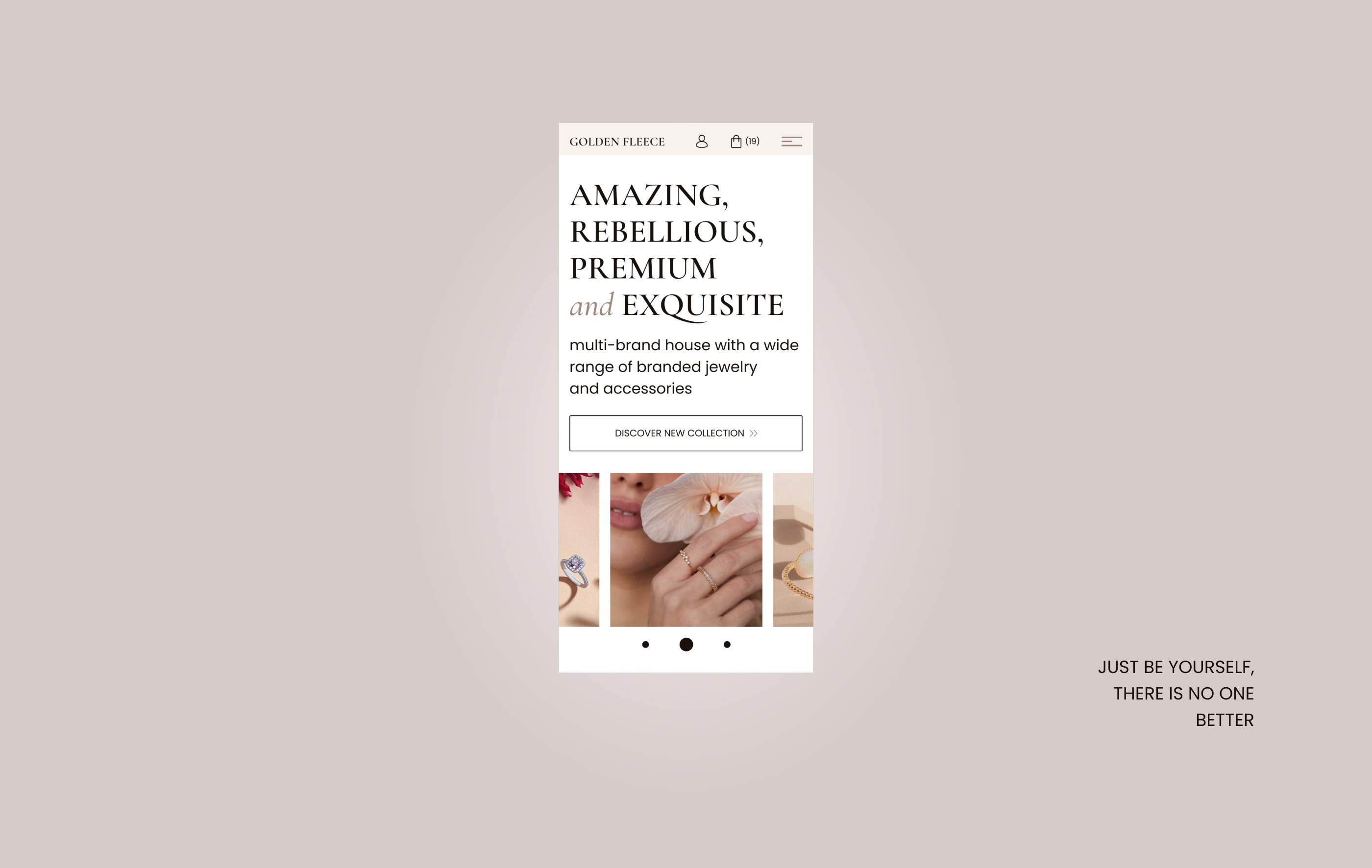 Concept for a jewelry e-commerce — Изображение №4 — Интерфейсы, Графика на Dprofile