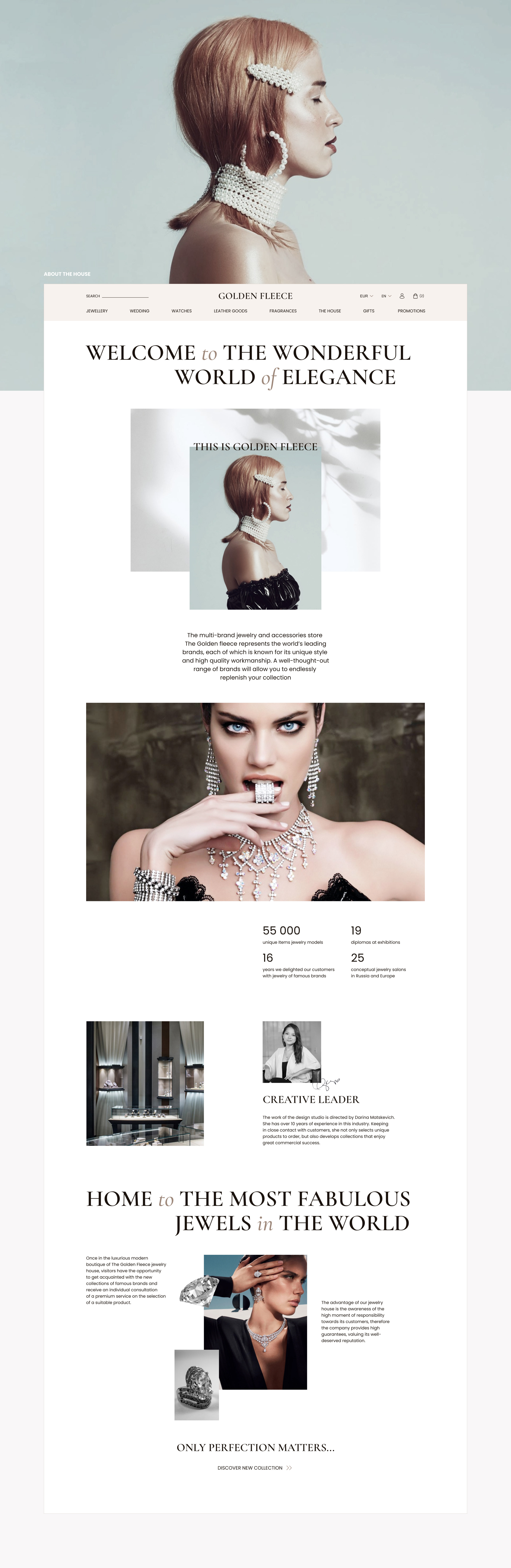 Concept for a jewelry e-commerce — Изображение №11 — Интерфейсы, Графика на Dprofile