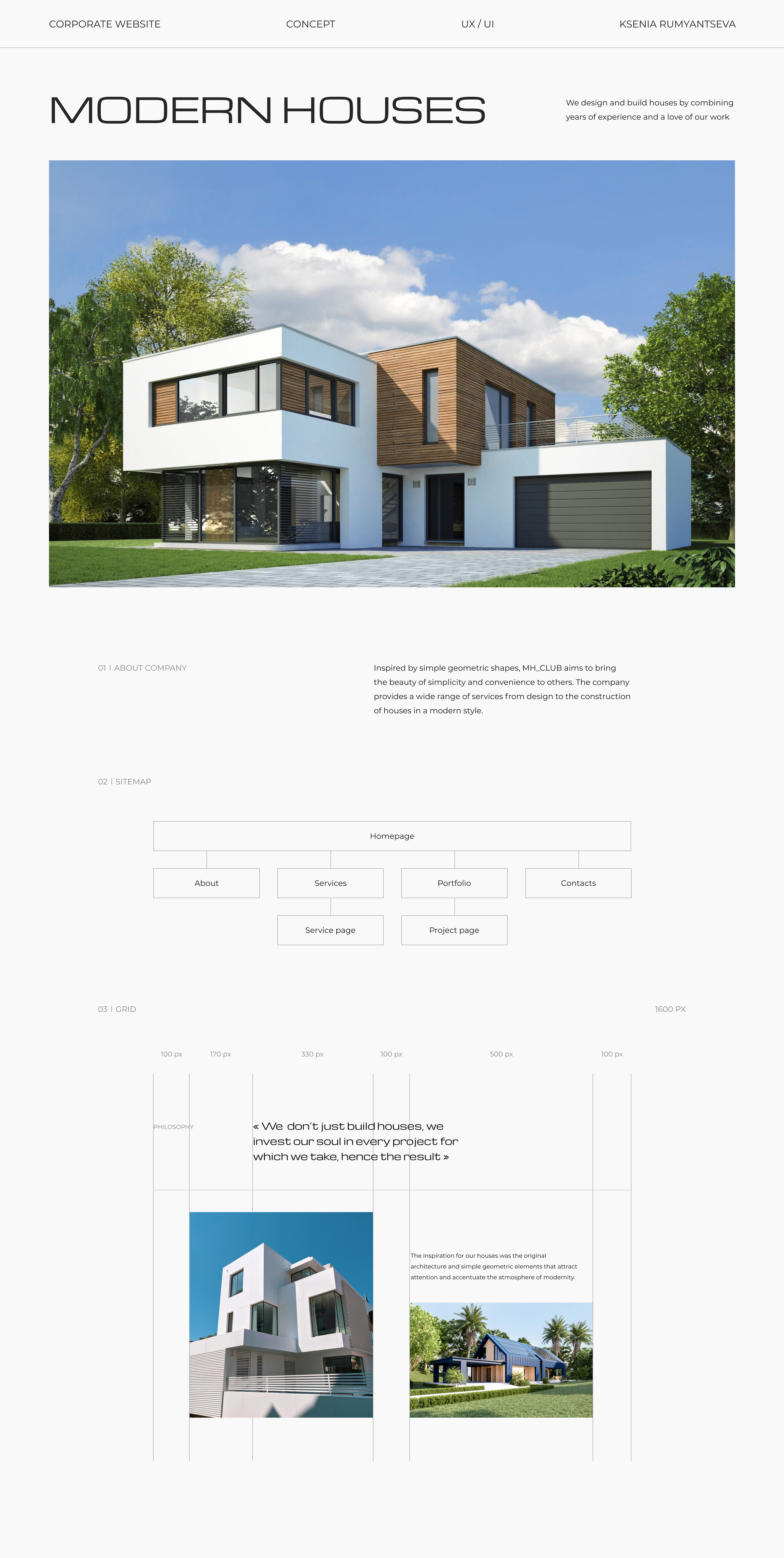 Corporate website | Architectural company — Изображение №1 — Интерфейсы на Dprofile