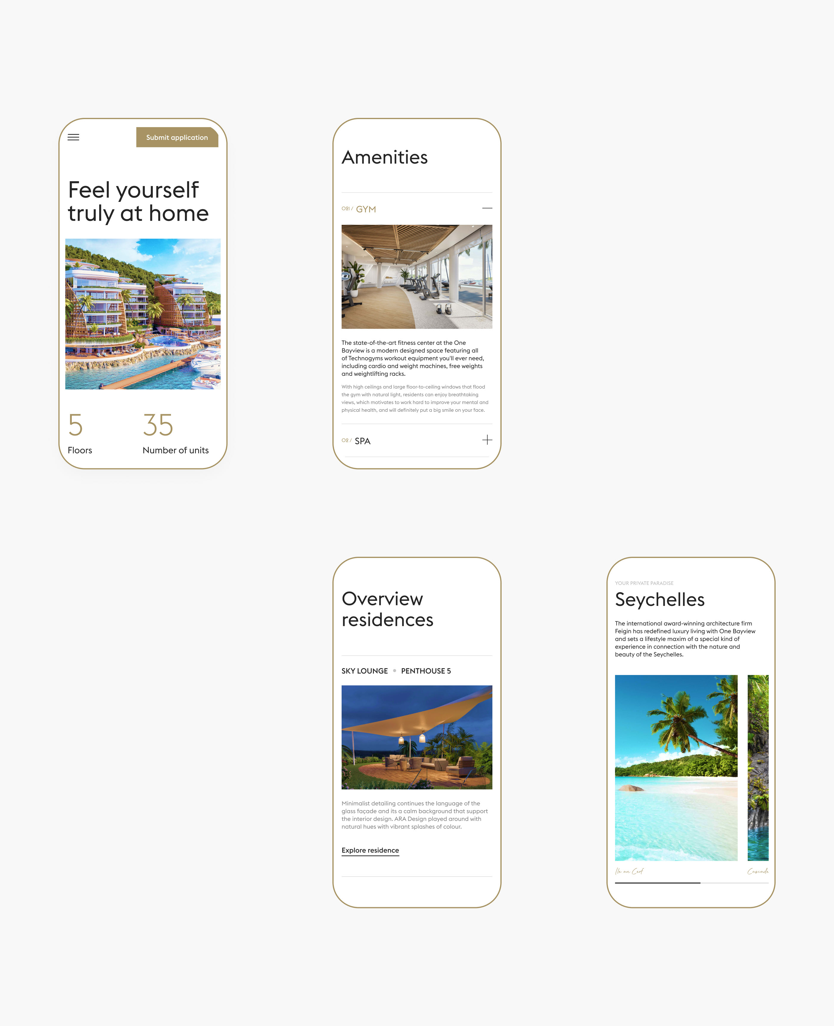 Real Estate — One Bayview — Изображение №4 — Интерфейсы на Dprofile