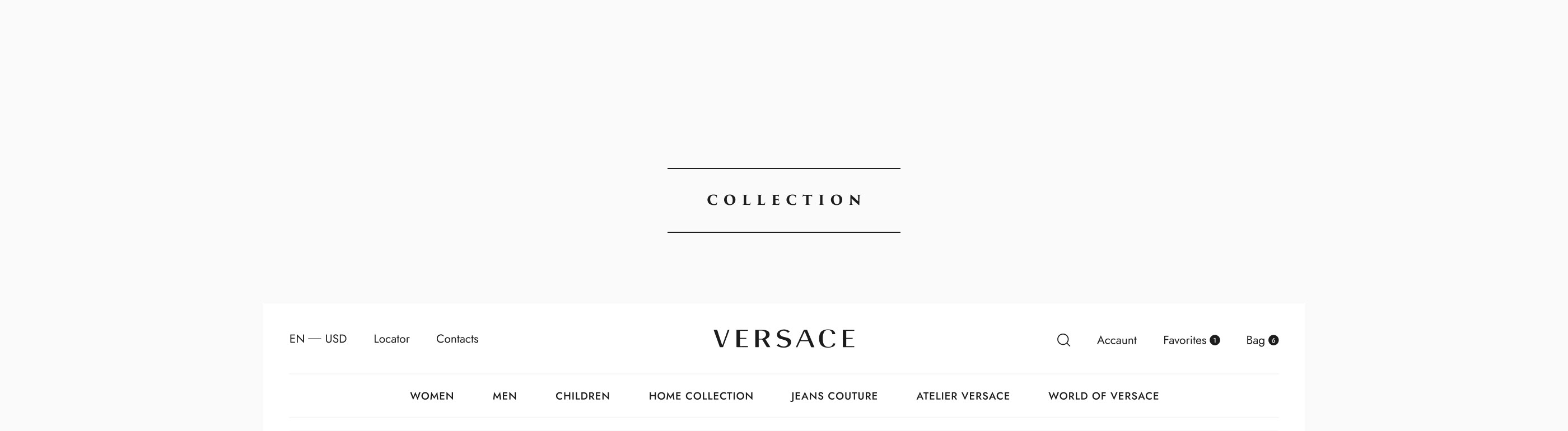Versace Redesign — Изображение №14 — Интерфейсы, Анимация на Dprofile