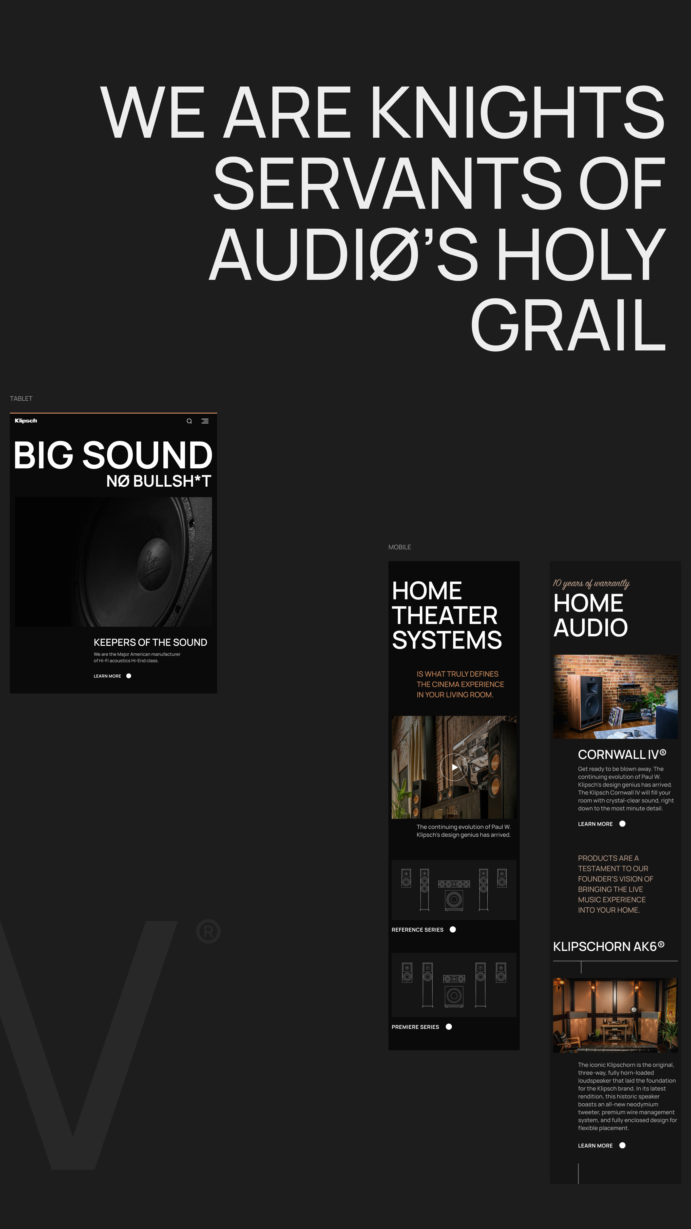 Klipsch Redesign Concept — Изображение №5 — Интерфейсы, 3D на Dprofile