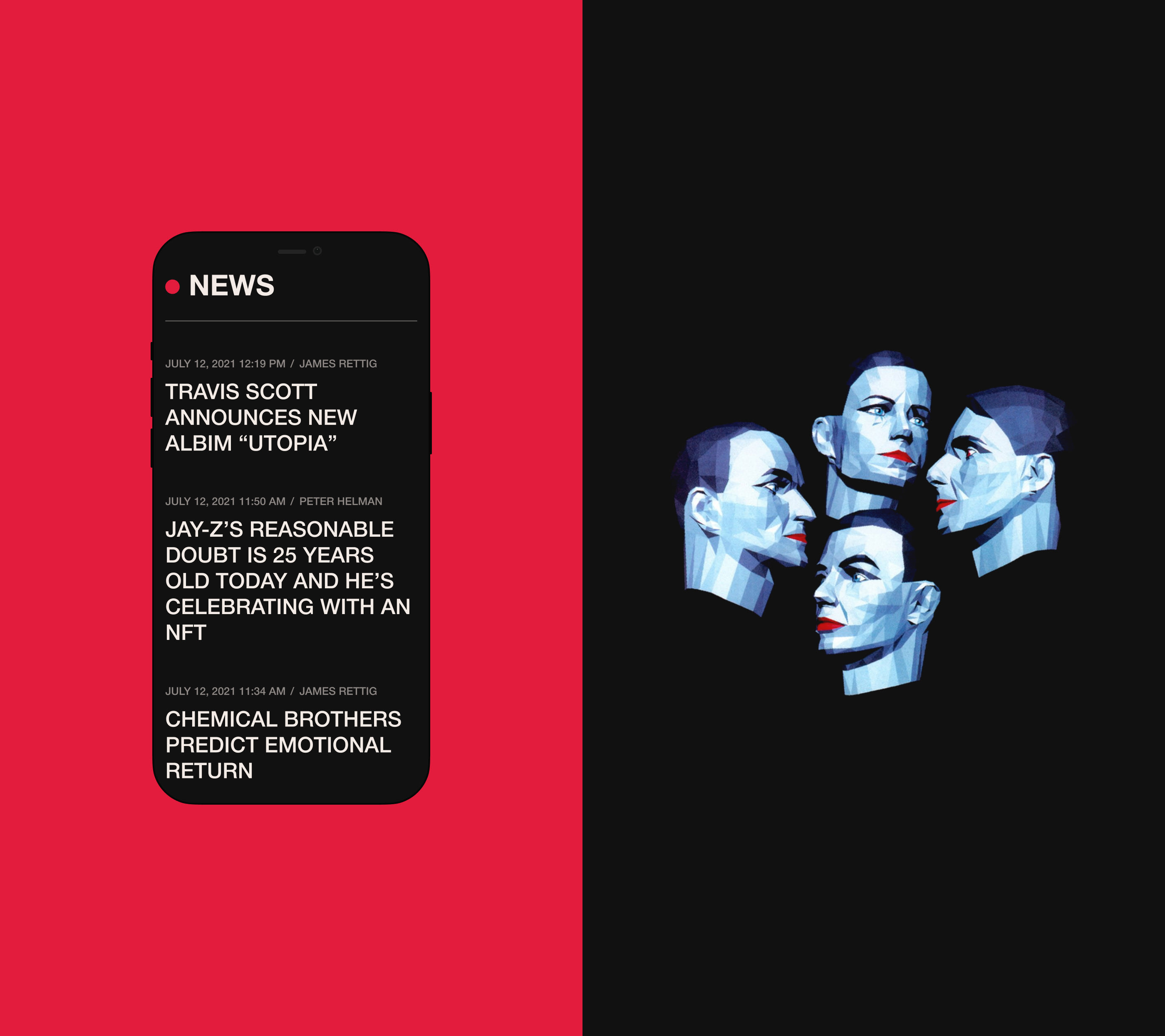 Stereogum Music News — Изображение №11 — Интерфейсы на Dprofile